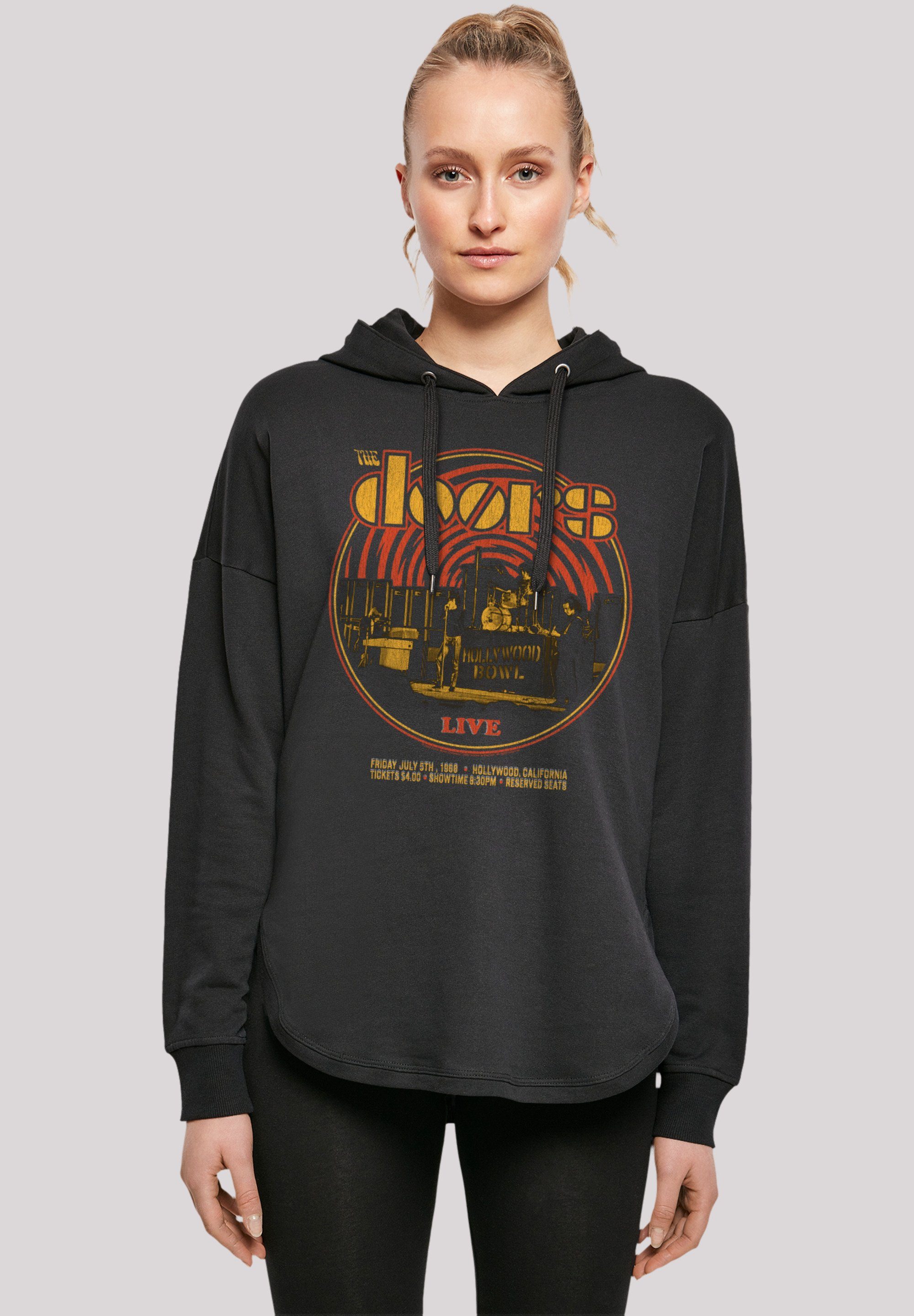 F4NT4STIC Sweatshirt The Doors Music Live 68 Retro Musik, Band, Logo schwarz