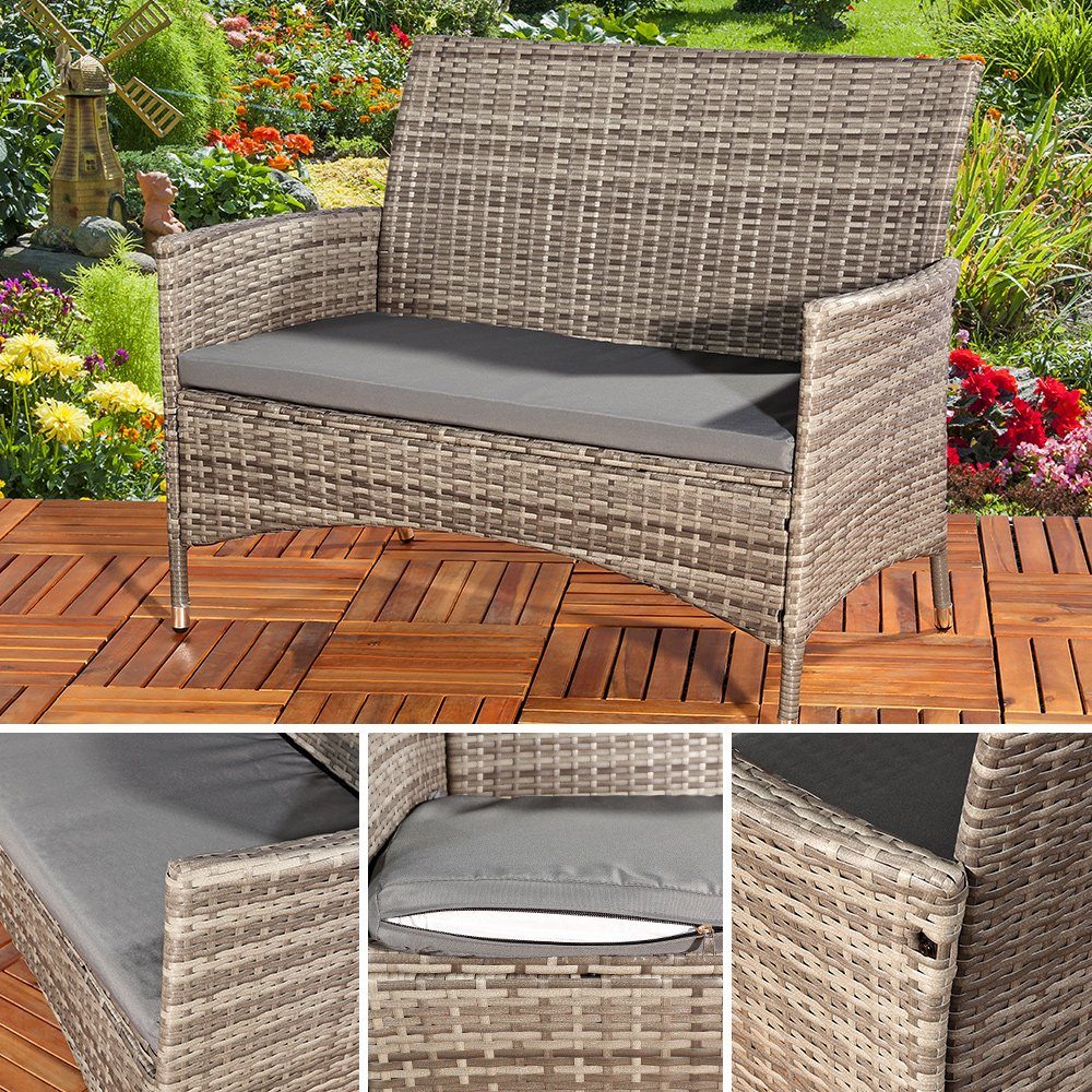 Produktbild von Sitzpolster - Living Gartenbank-Auflage Rot 100x50x7 Cm Oxford-Gewebe