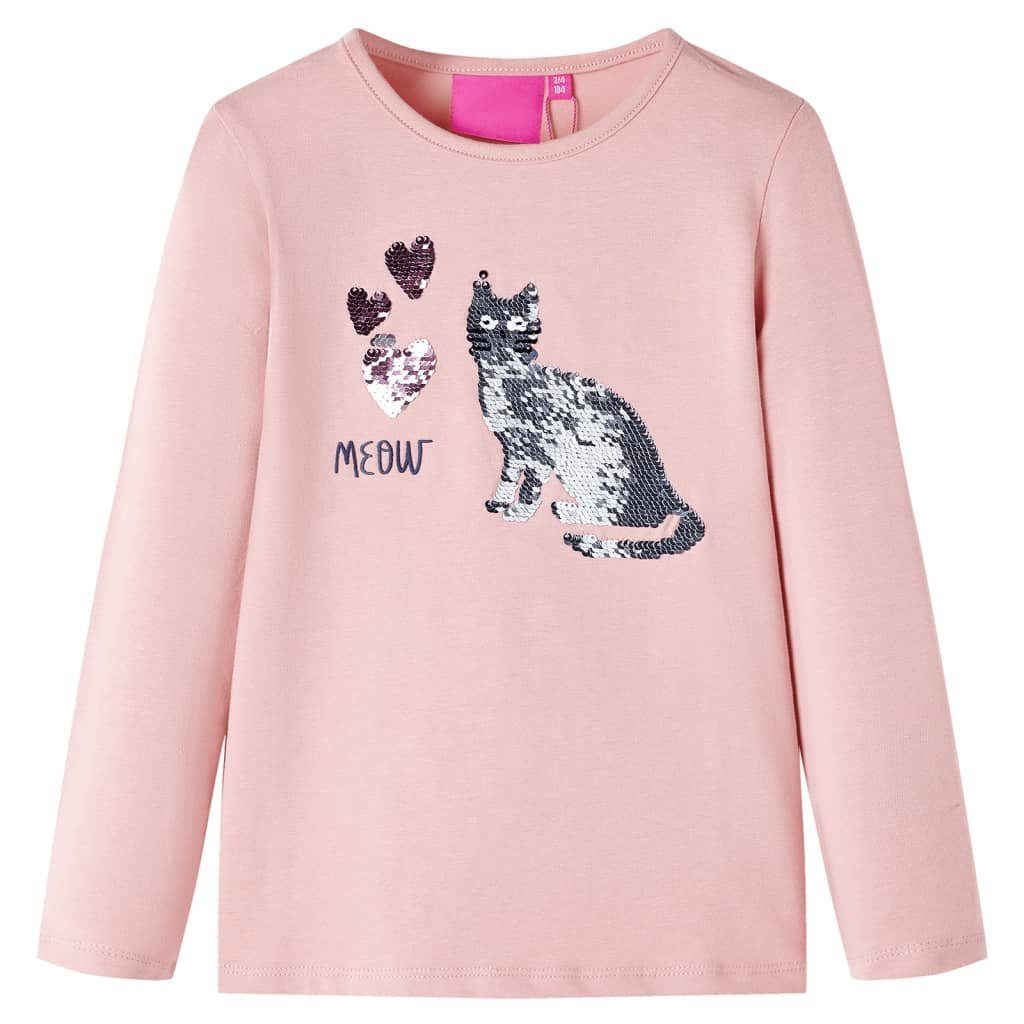 Langarmshirt Kinder-Langarmshirt Hellrosa 104