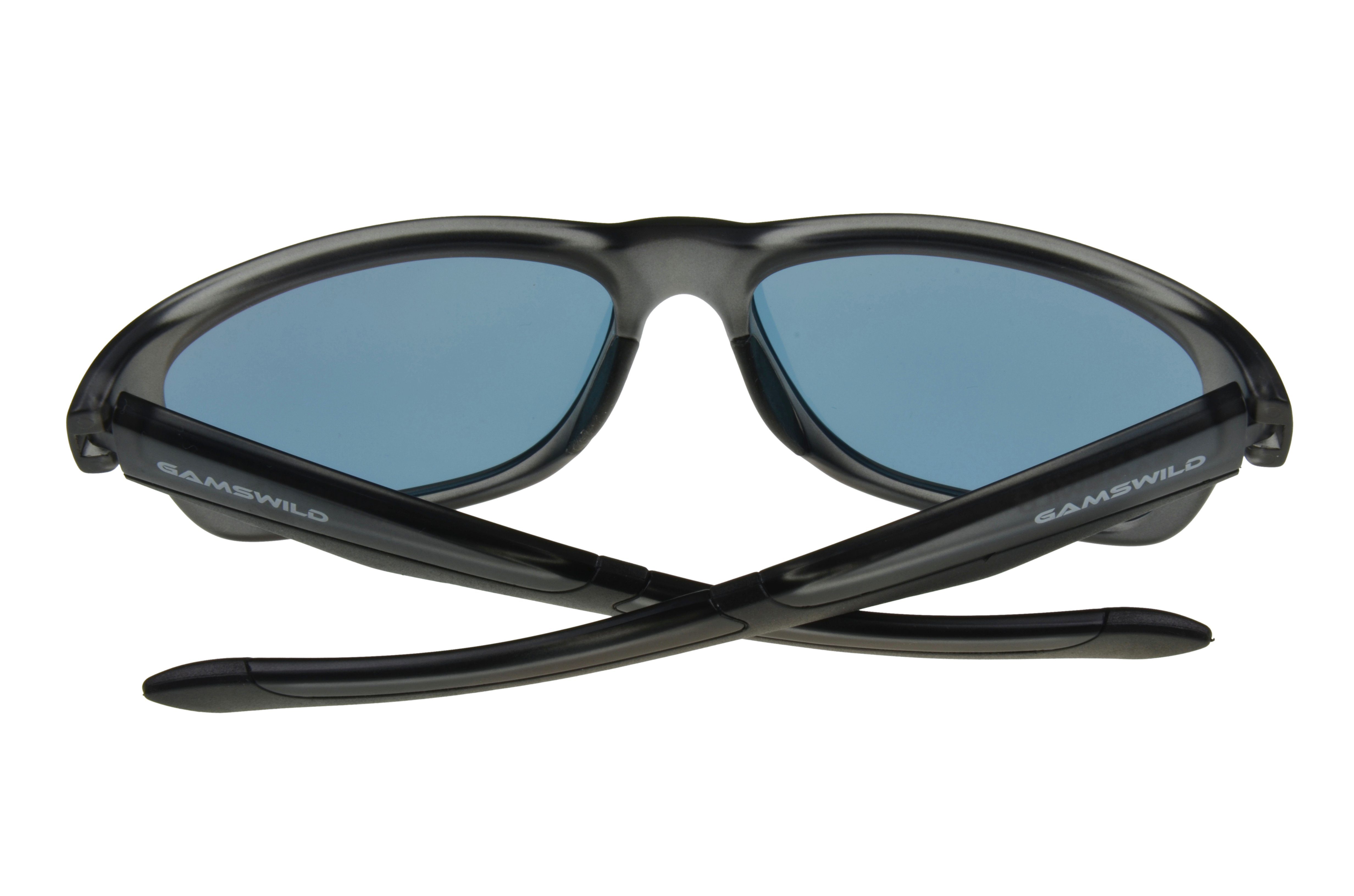 Herren Gamswild Damen -transparent Sonnenbrille Komfortbügel, GAMSSTYLE grün, schwarz-grün, TR90 blau/grau grau-transparent Mode Unisex WM4934 Brille TR90