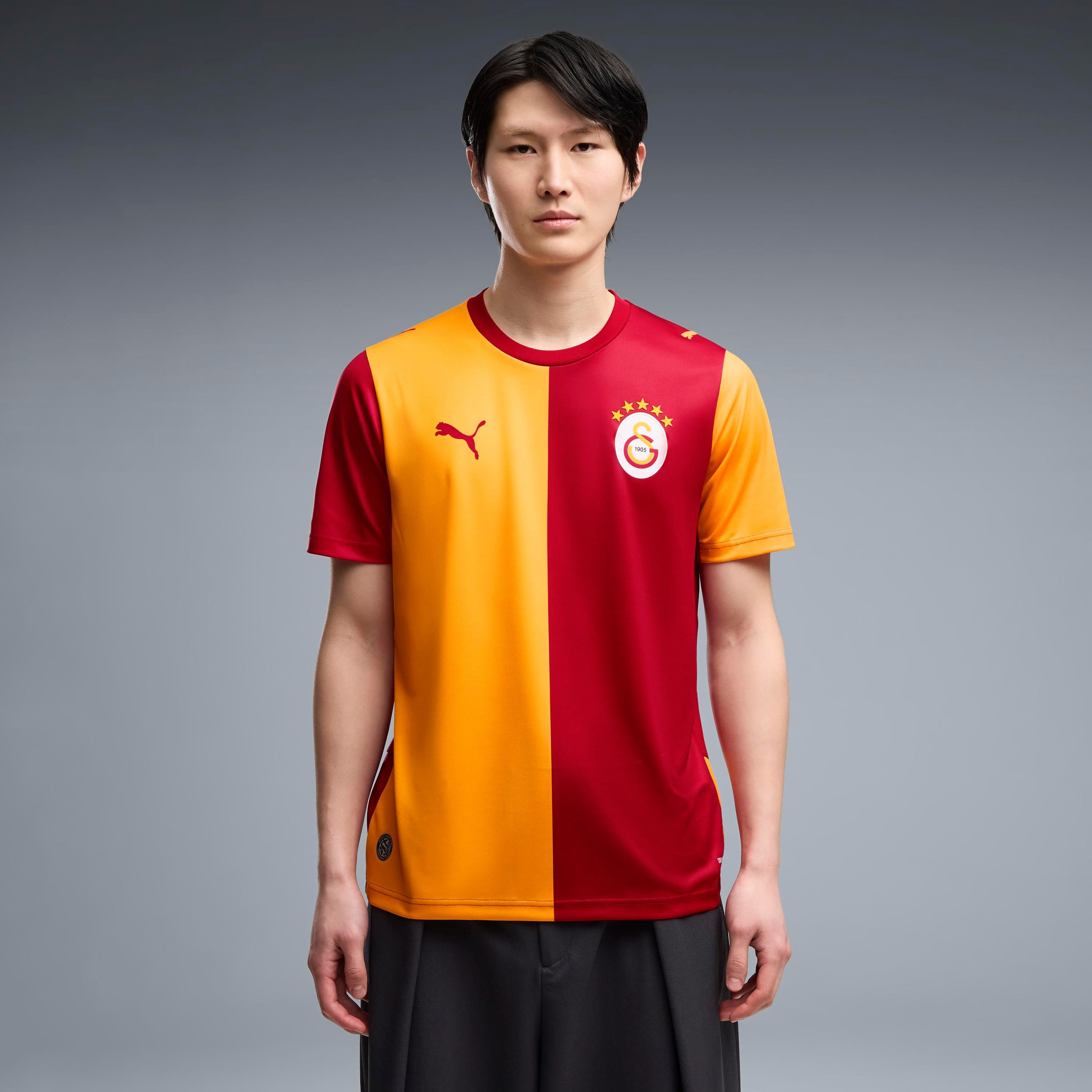 PUMA Fußballtrikot GSK HOME JERSEY REPLICA für Erwachsene, mit Kurzarm, atmungsaktiv, leicht, Regular Fit