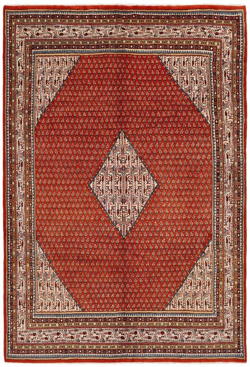 Orientteppich Sarough Mir Boteh 222x329 Handgeknüpfter Orientteppich, Nain Trading, rechteckig, Höhe: 12 mm