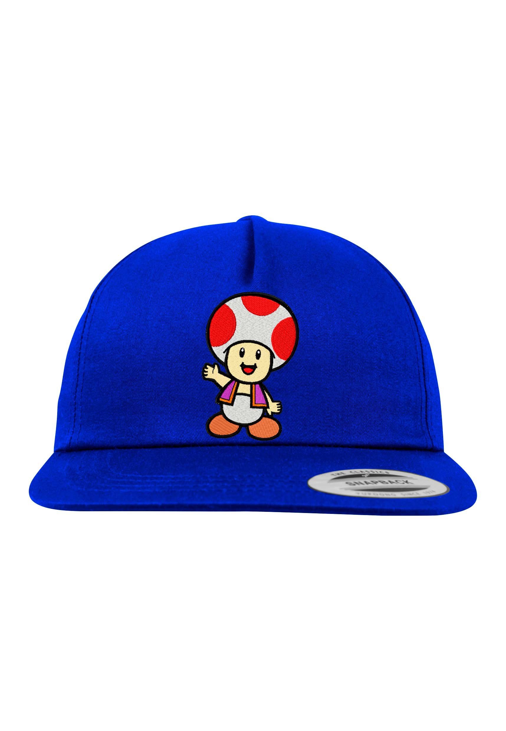 Youth Designz Baseball Cap Toad Unisex Snapback Cap mit modischer Logo Stickerei Royalblau