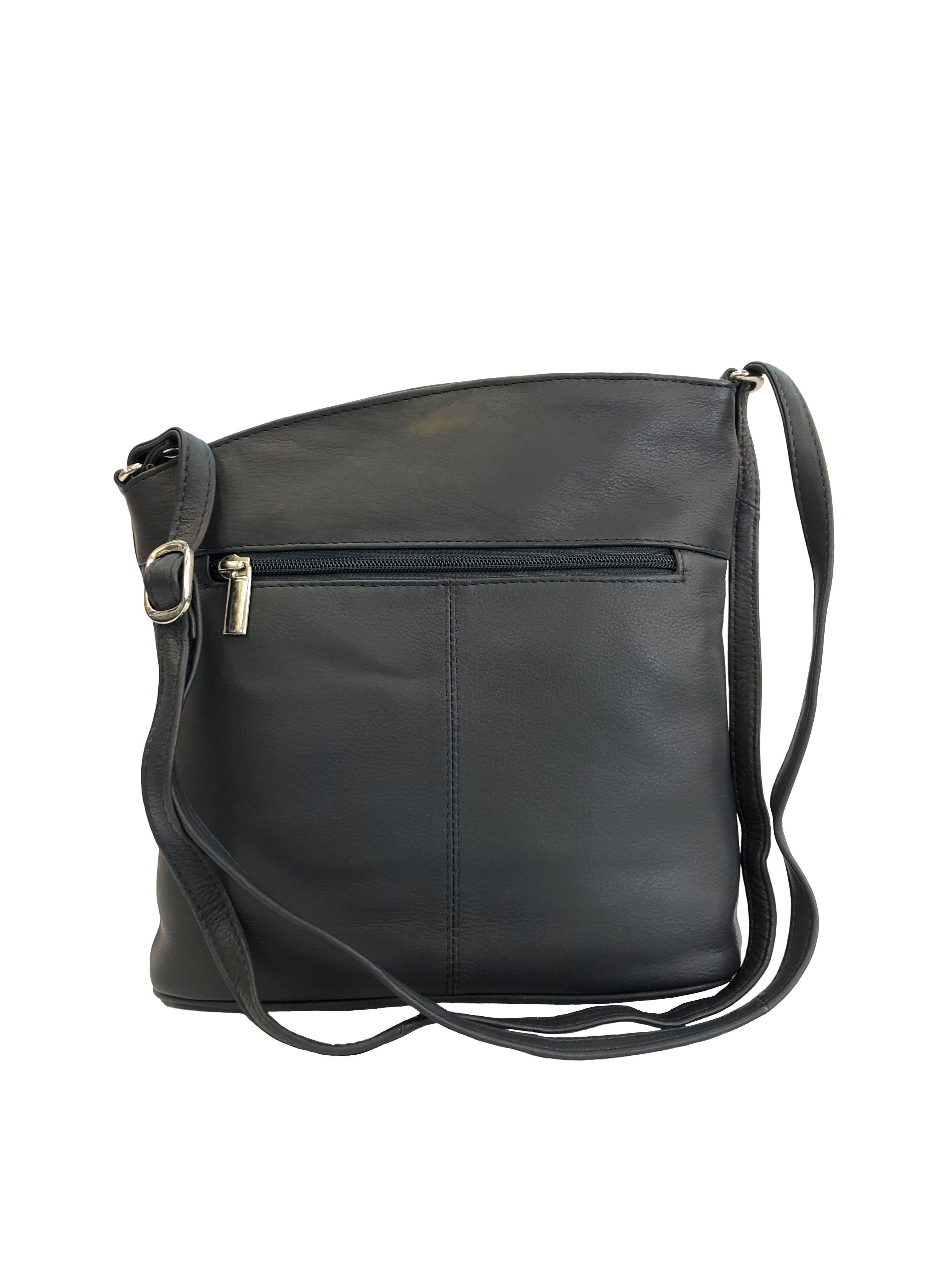 Cinino Handtasche C1080, Ledertasche Umhängetasche