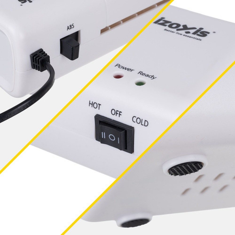 IZOXIS Laminiergerät A4-Laminierfolienversiegeler Laminiergerät, Zwei Modi per Taste für Papier, Fotos und empfindliche Dokumente