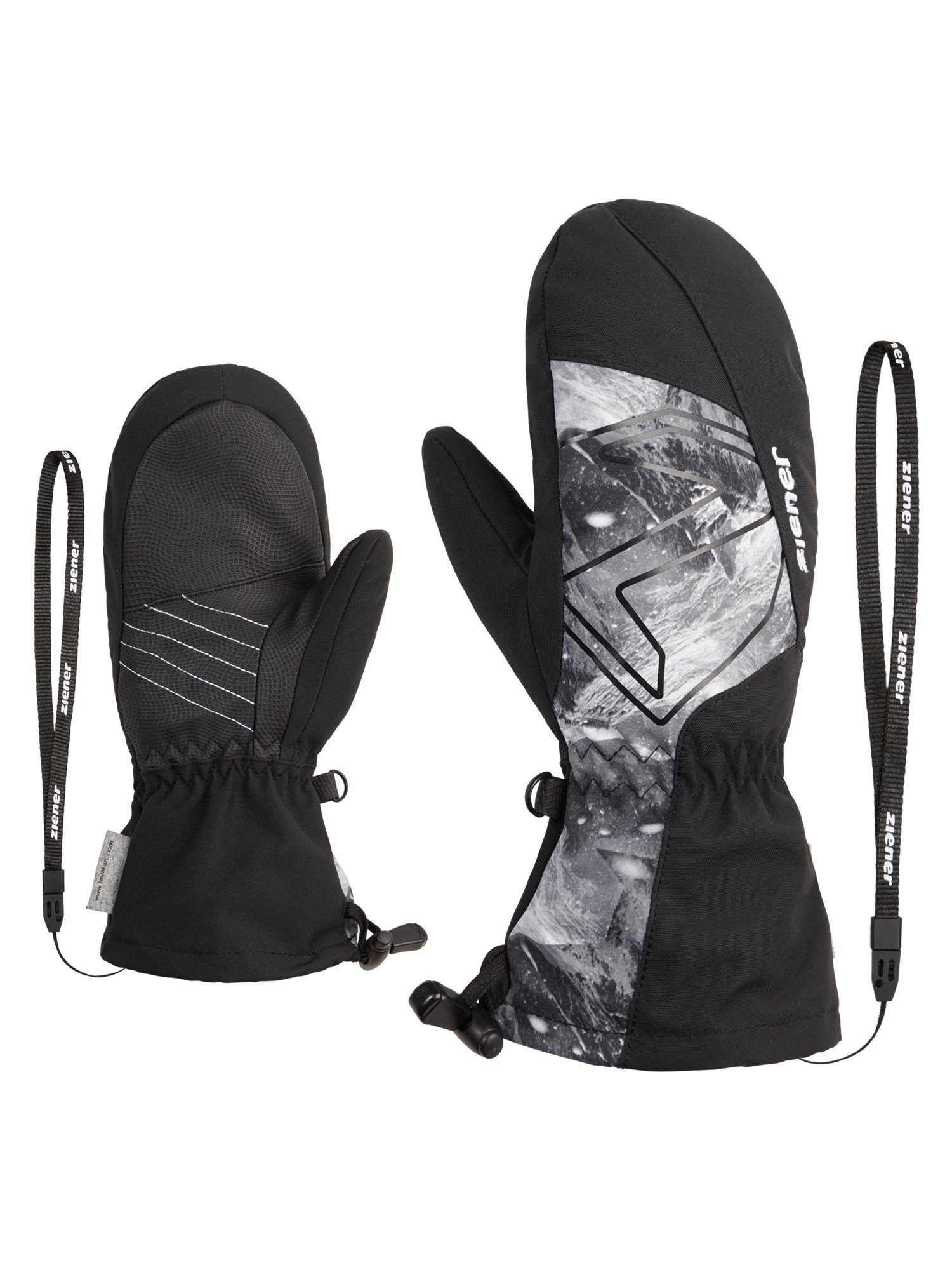 Ziener Fäustlinge LAVALINO-Z AQUASHIELD® JUNIOR wasserdicht, winddicht, atmungsaktiv, Wollwattierung