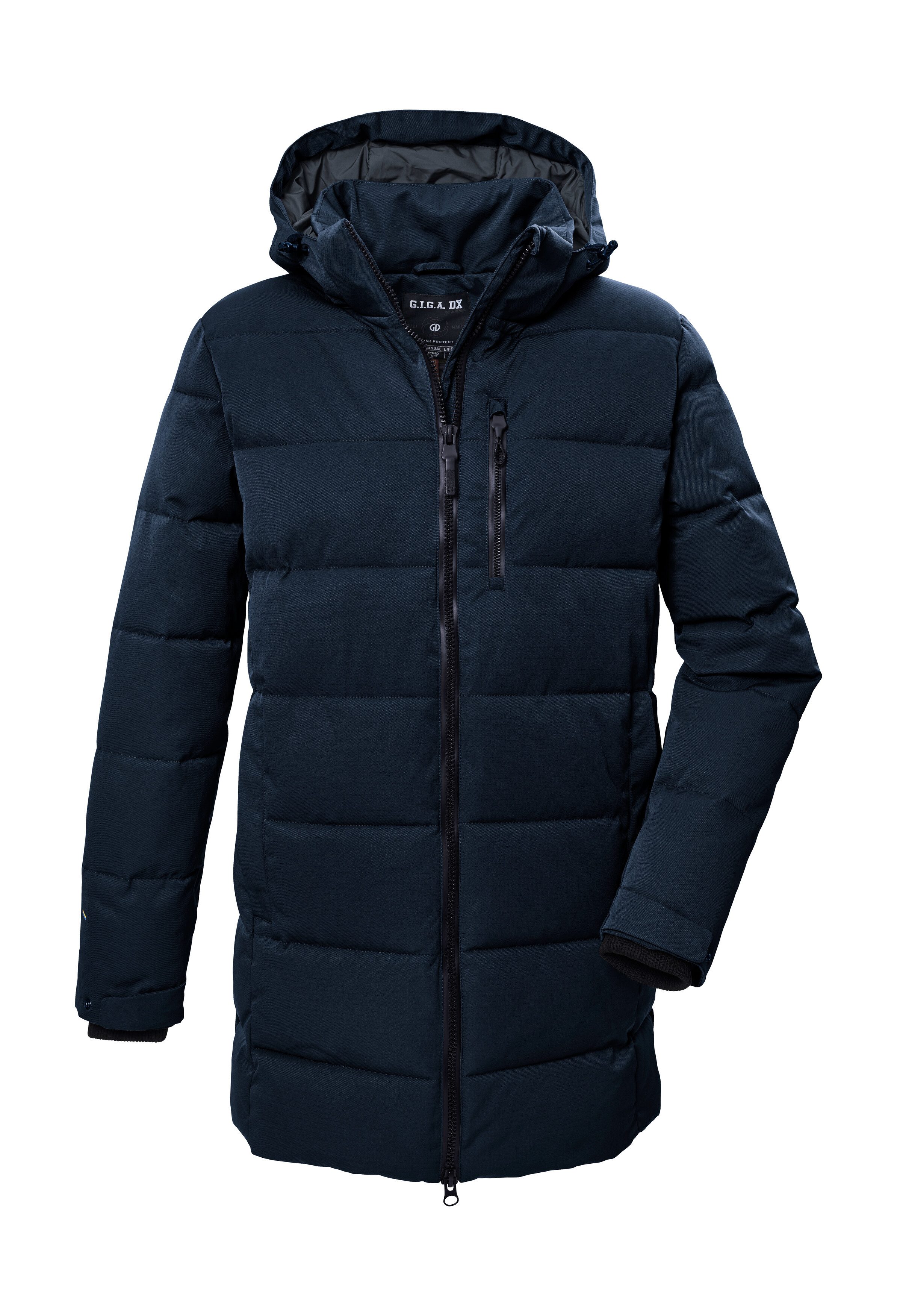 G.I.G.A. DX by killtec Steppmantel GW 10 MN QLTD PRK Winddichter, wasserabweisender Parka mit abnehmbarer Kapuze