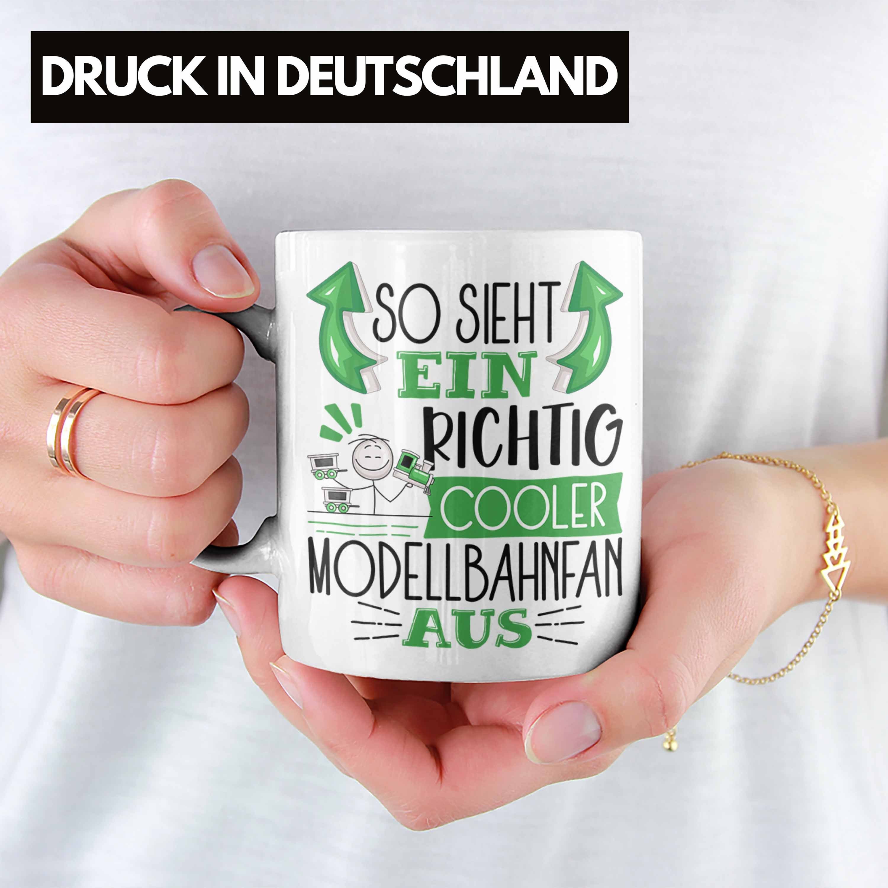 Aus Tasse Sieht Gesc Richtig Modellbahnfan Trendation Ein Modellbahnfan So Weiss Cooler Tasse