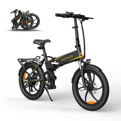 ADO E-Bike »A20 XE Elektrofahrrad, E-bike, Kostenloses zusätzliches Akkupaket«, 7 Gang, Kettenschaltung, 250,00 W