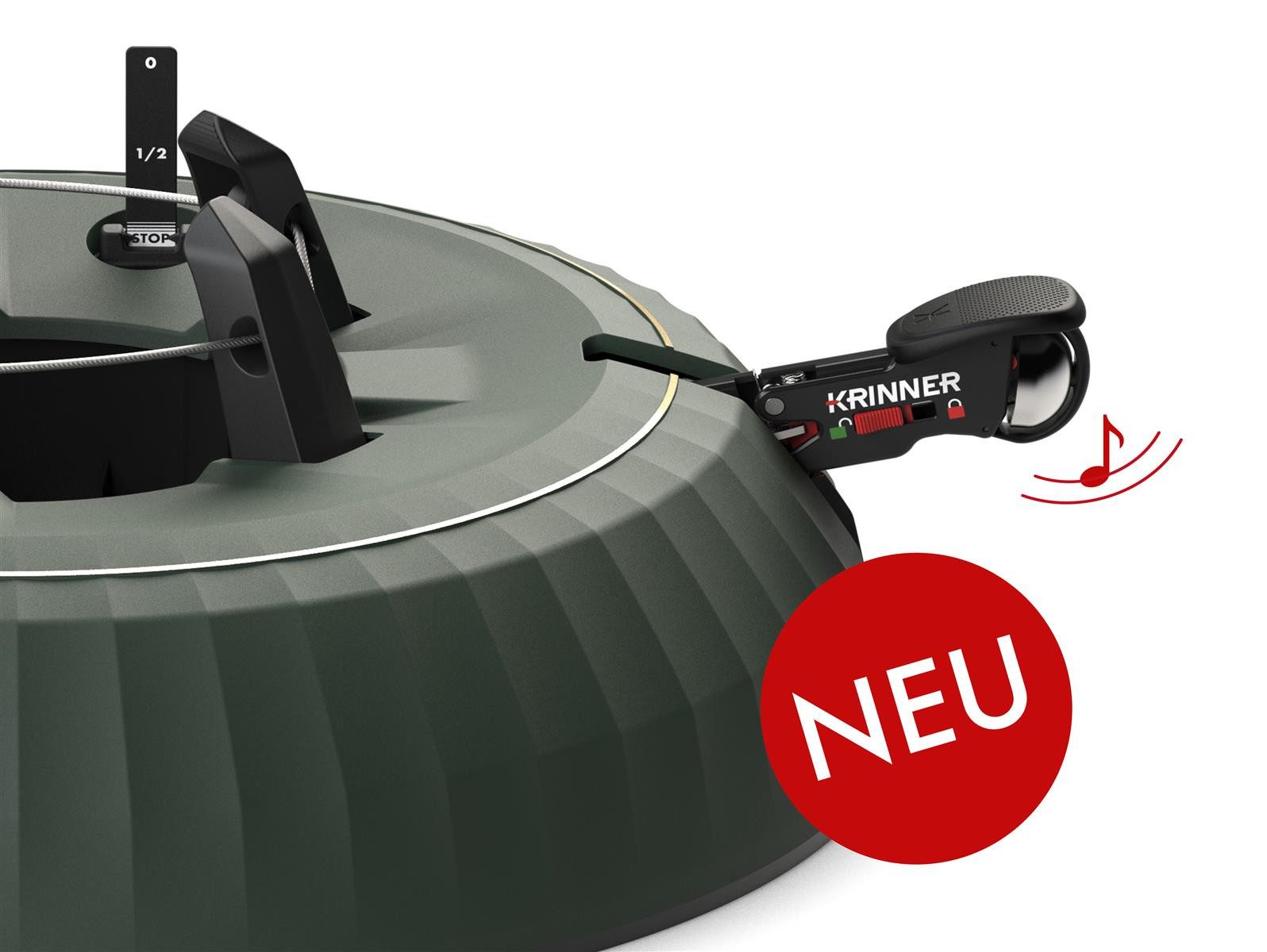 Krinner Christbaumständer KRINNER X-440 DELUXE (1-tlg), Original-Rundum-Einseil-Technik
