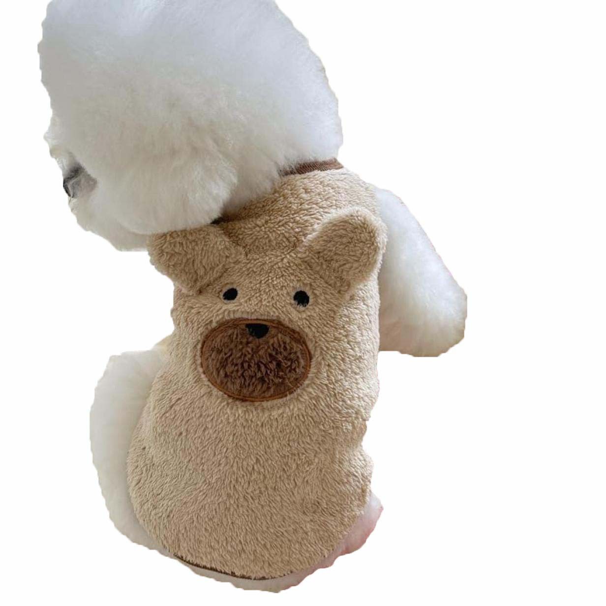 Ledander Hundepullover für kleine und mittelgroße Hunde und Katzen, Fleece-Pullover