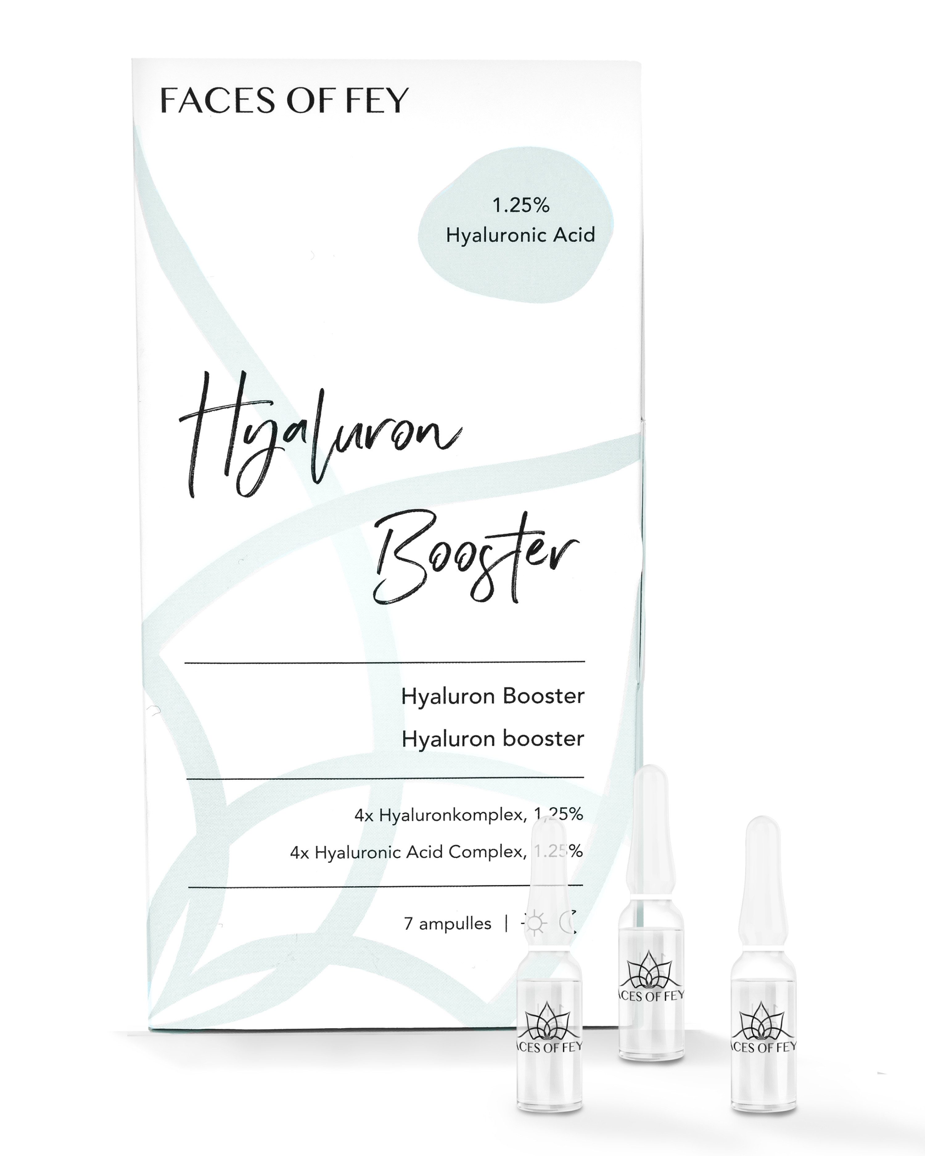 FACES OF FEY Hyaluron Serum 1,25% Hyaluron Booster, 7-tlg.