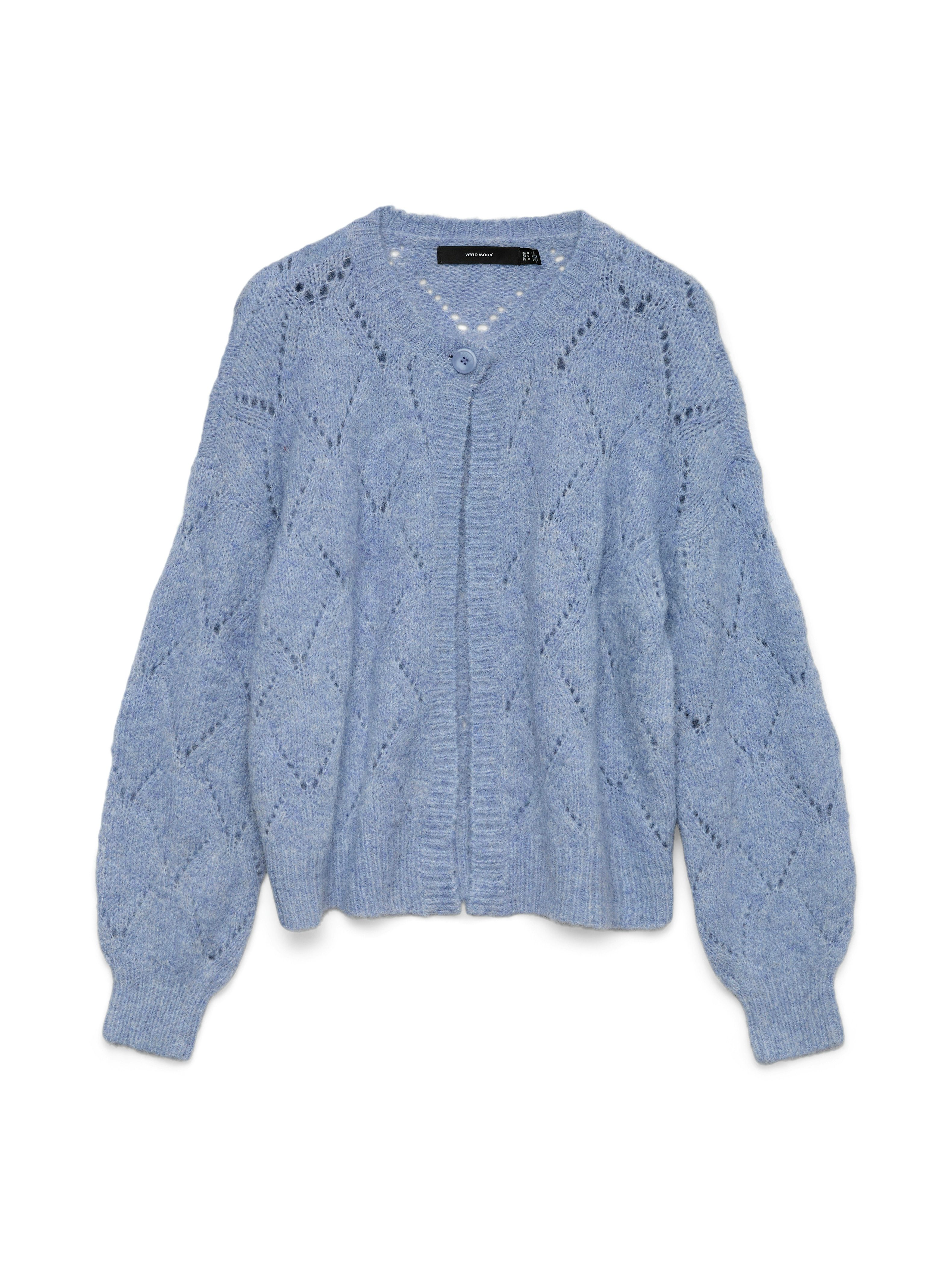 Strickjacke VMSHELL LS O-NECK ONEBUTTON CARDIGAN BOO