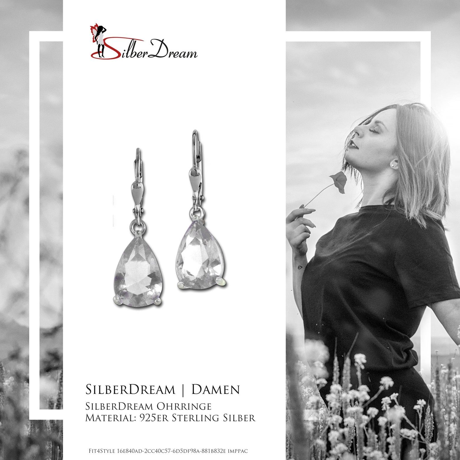 SilberDream Paar Ohrhänger SilberDream Ohrringe Damen-Schmuck günstig online kaufen