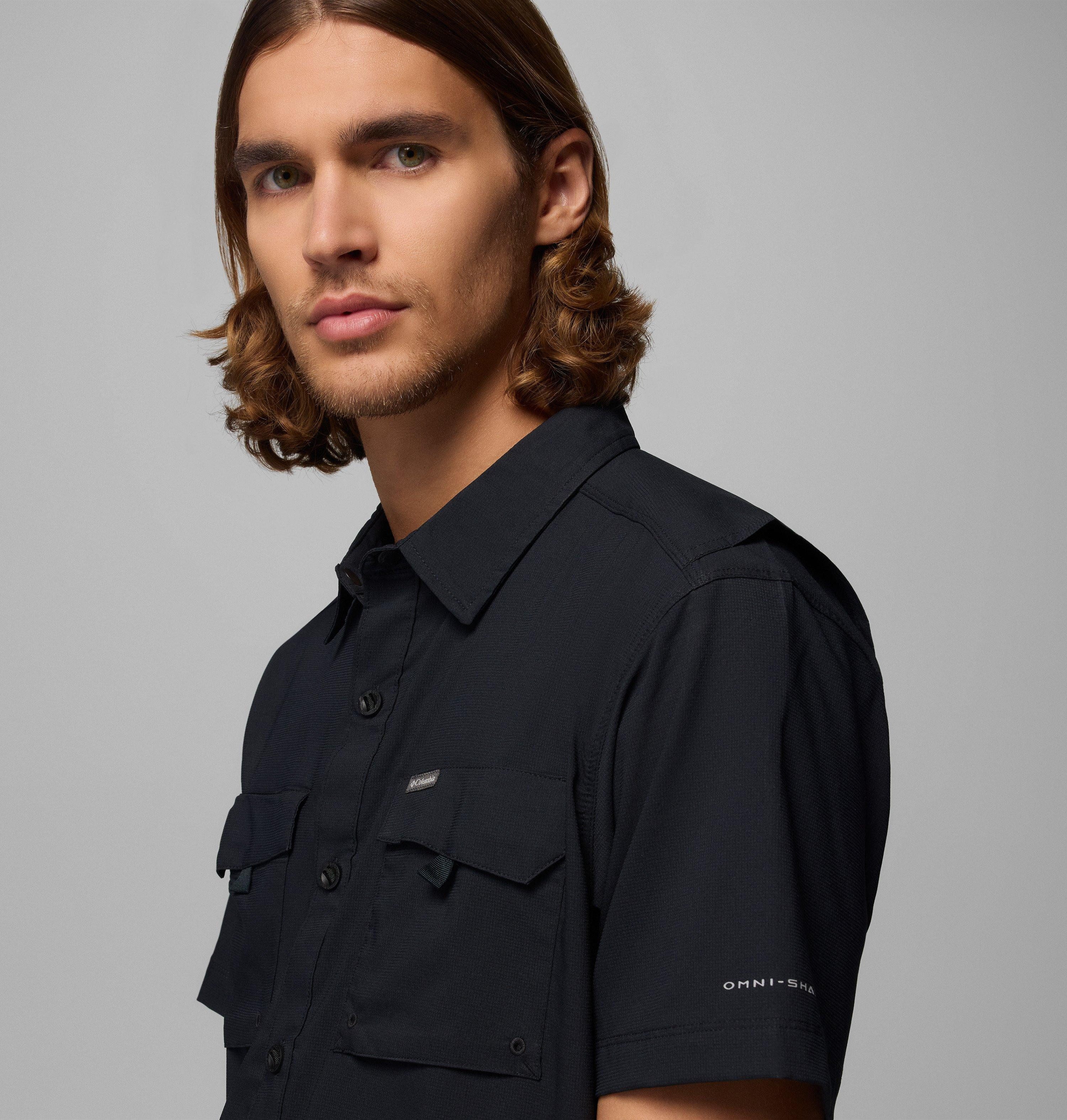 Columbia Funktionshemd Kurzarm-Ausführung, mit bequemer Passform, aus Polyester in Webart – Bild 4 von 5