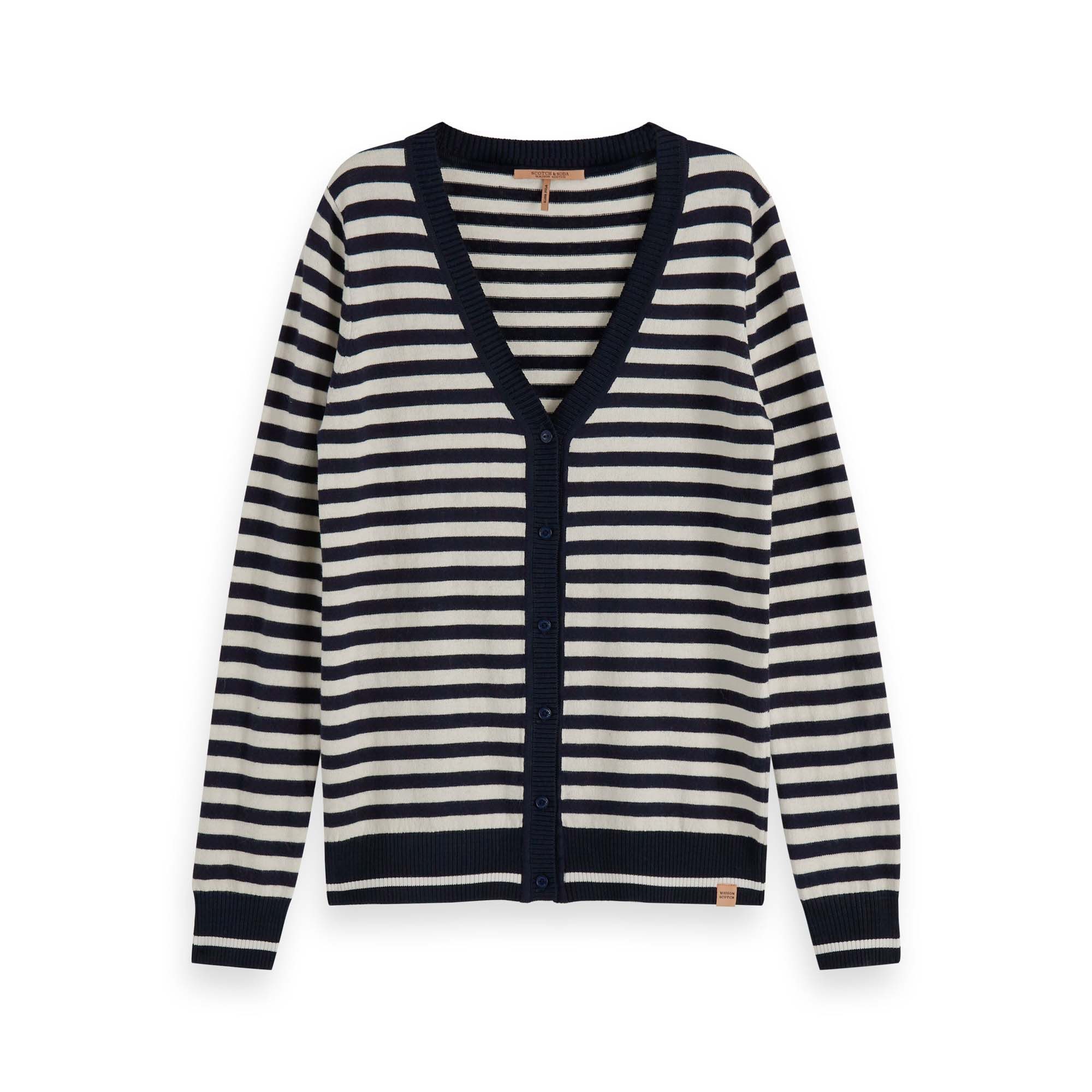 Maison Scotch Strickjacke Maison Scotch Damen Strickjacke Basic V-Neck 156270