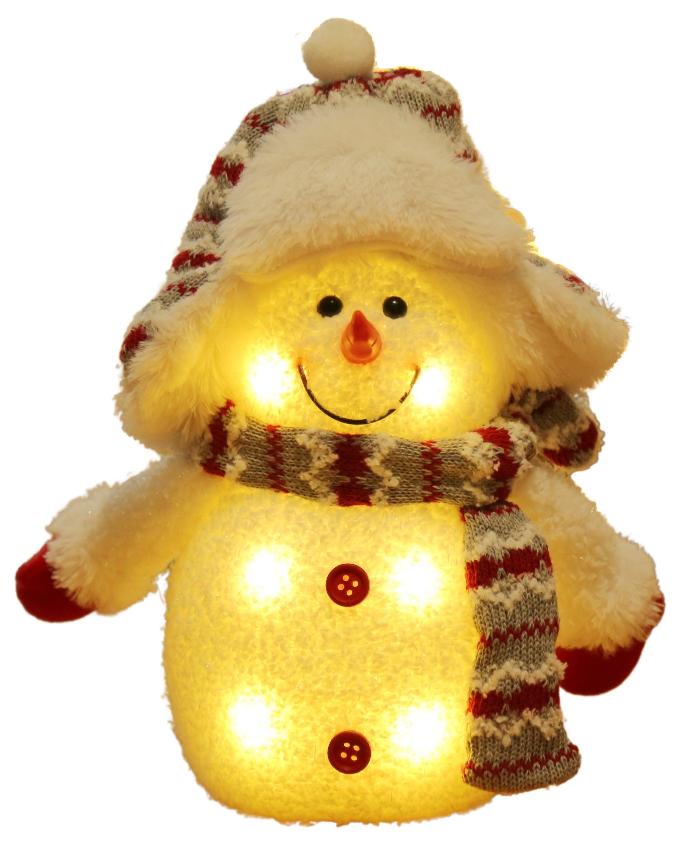 Bambelaa! Weihnachtsfigur Bambelaa! Schneemann Frosty Deko LED Figuren Weihnachten Klein Winter