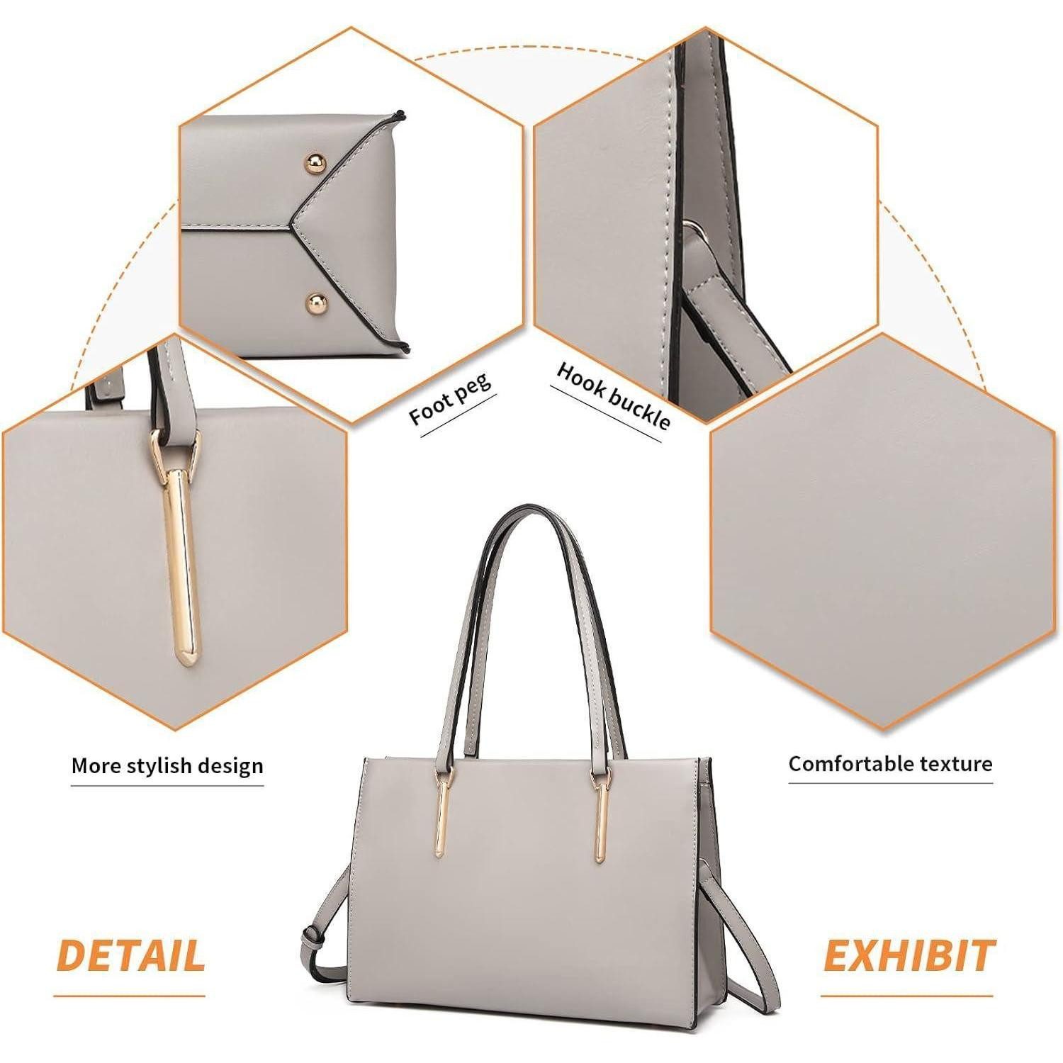 LuxusKollektion Henkeltasche Schultertasche Damen Henkeltasche Groß Handtasche Elegant PU Leder