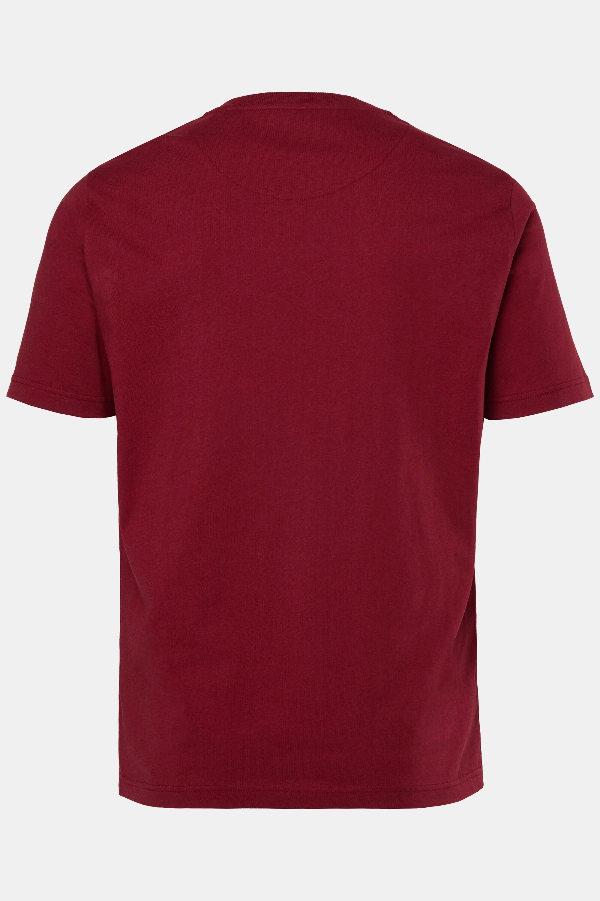 Men Plus T-Shirt T-Shirt Halbarm Rundhals mit Schnürung