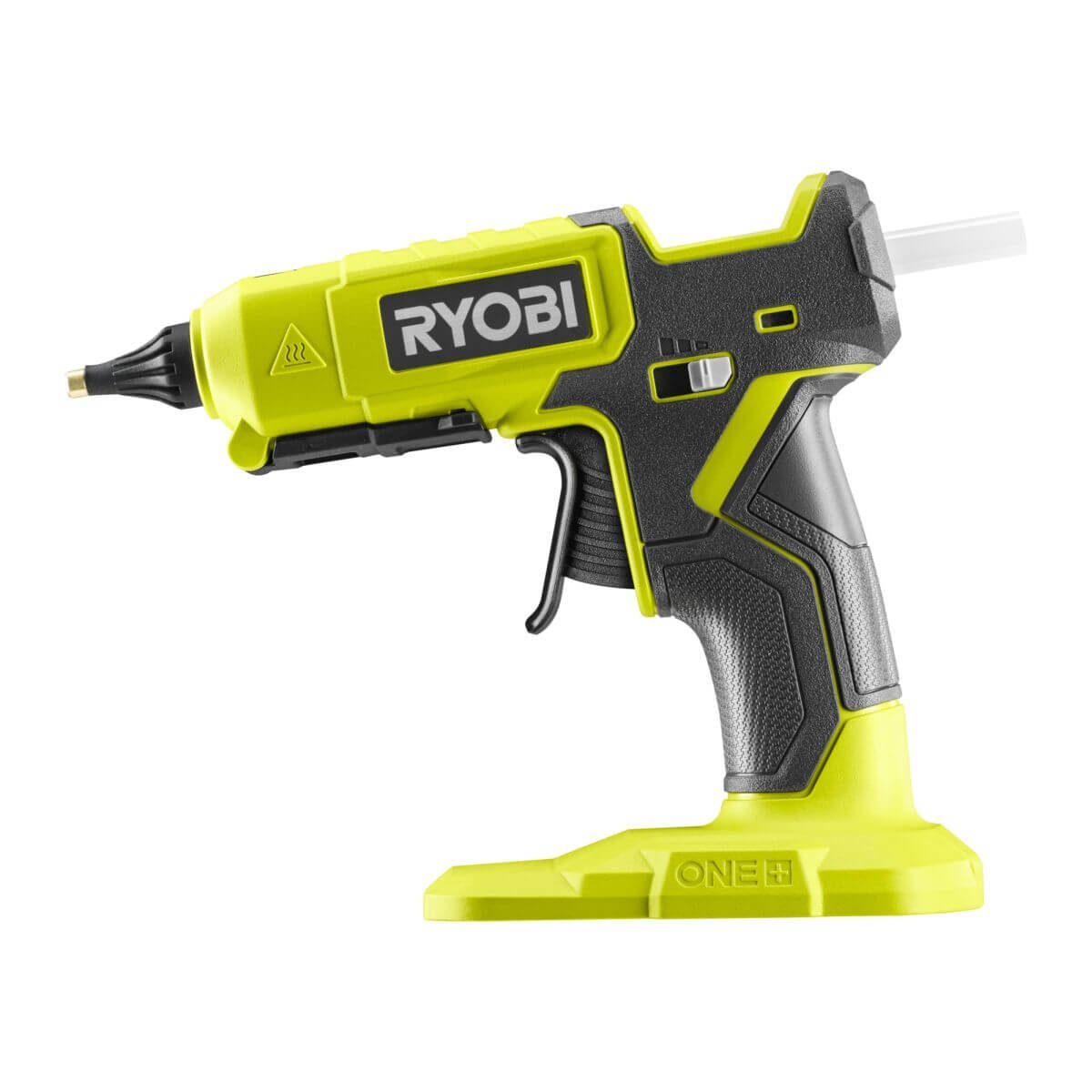 RYOBI Heißklebepistole Ryobi Akku-Heißklebepistole ONE+ 18 V, 2 Stufen Klebetemperatur, ohne, (Set, Lieferung erfolgt ohne Akku und Ladegerät), Klebetemperatur einstellbar, ohne Kabel, Teil des ONE+ Systems