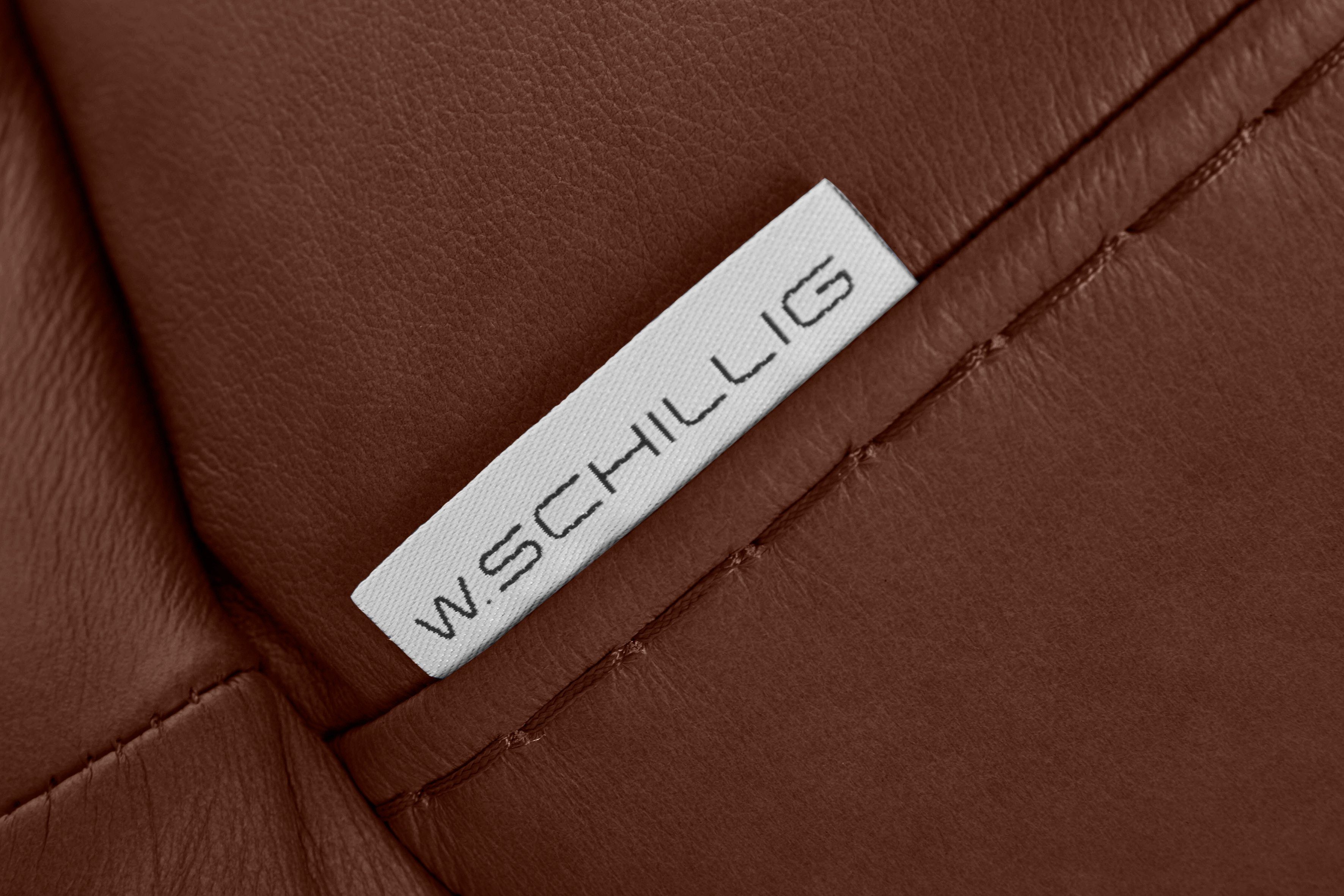 mit Chrom W.SCHILLIG in Breite glänzend, 2,5-Sitzer cm Metallfüßen montanaa, 232