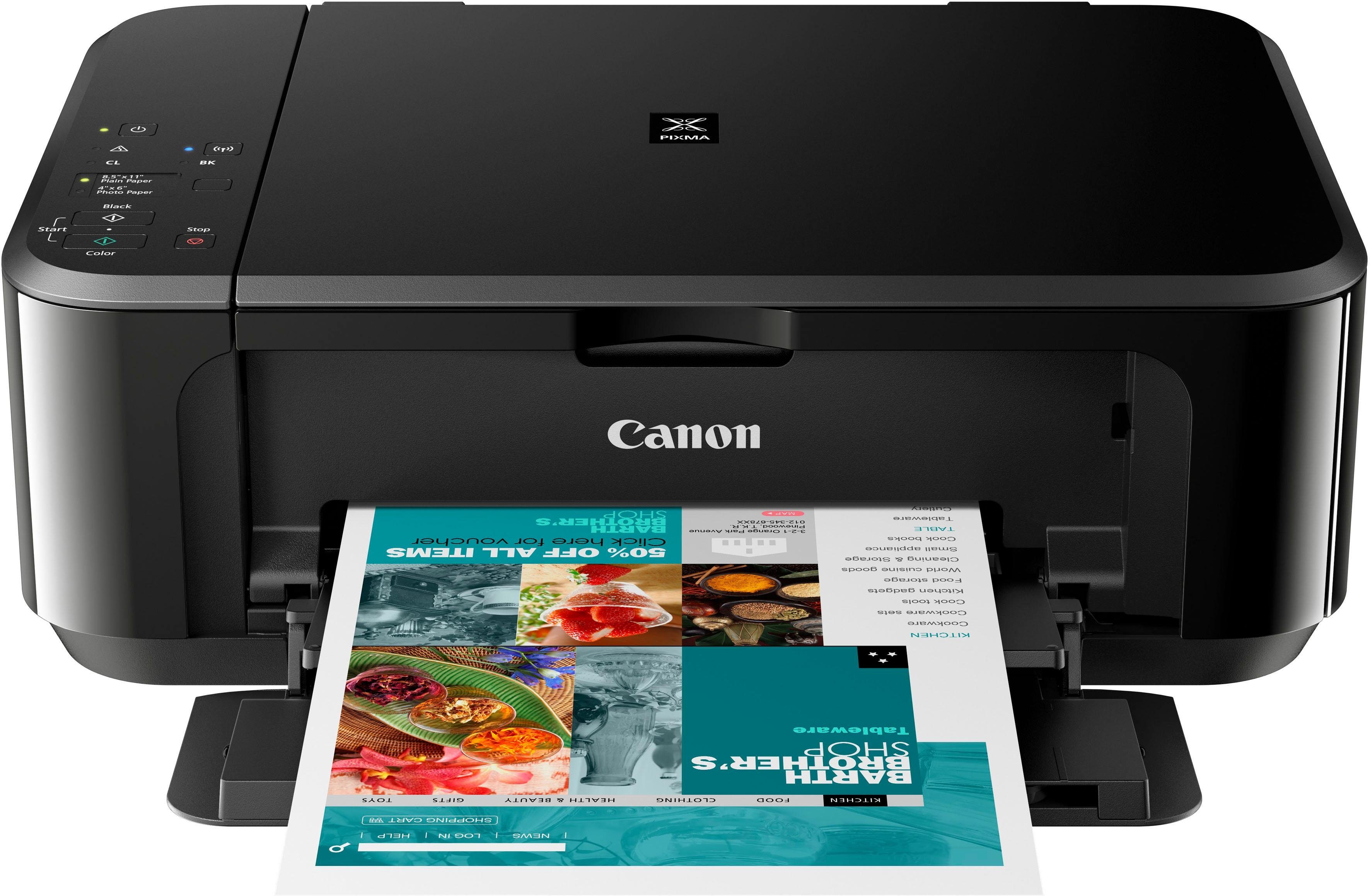 Canon PIXMA MG3650S schwarz (Wi-Fi) Multifunktionsdrucker, (WLAN