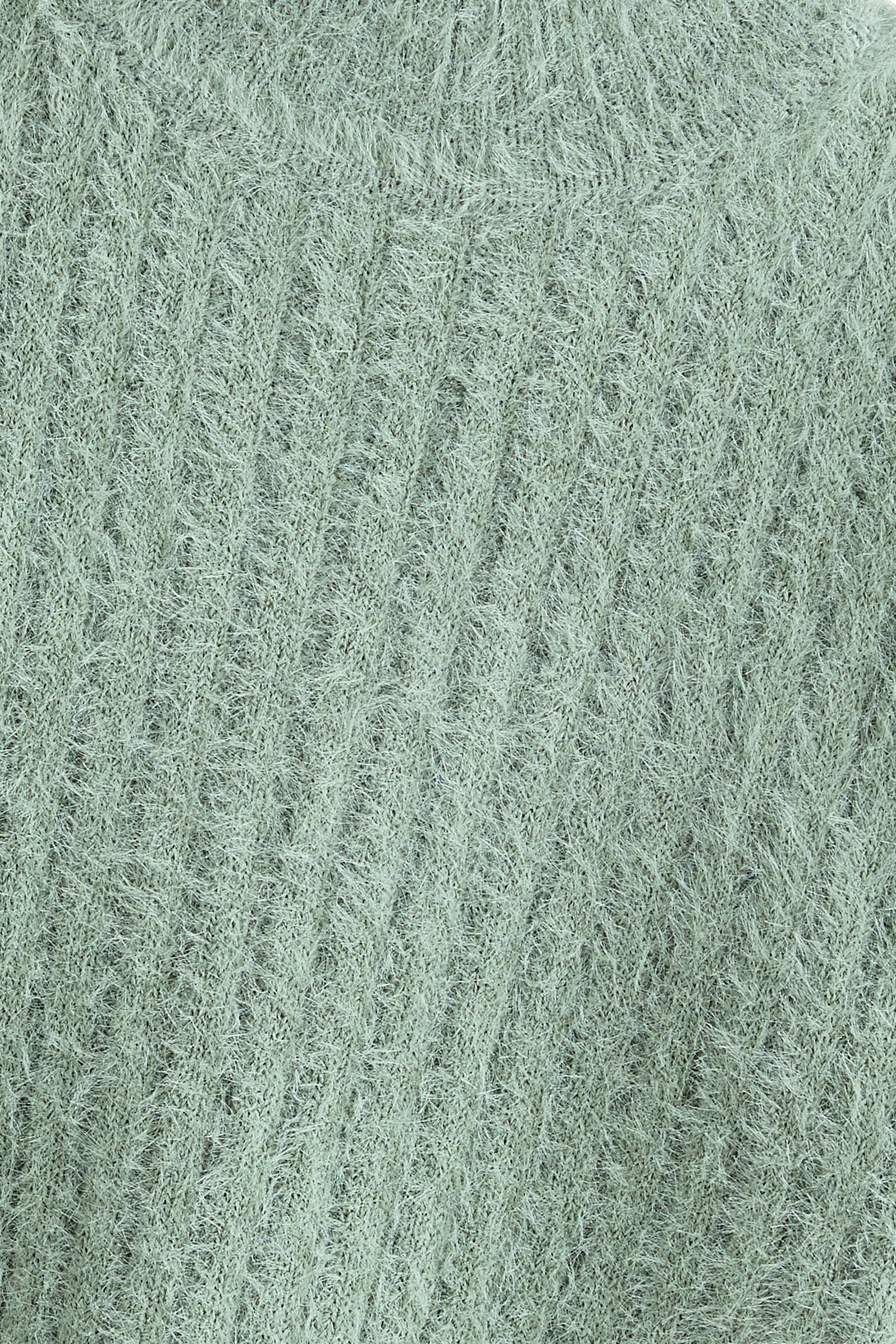 Stehkragenpullover mit Trichterkragen Next Pullover (1-tlg) Green Mint