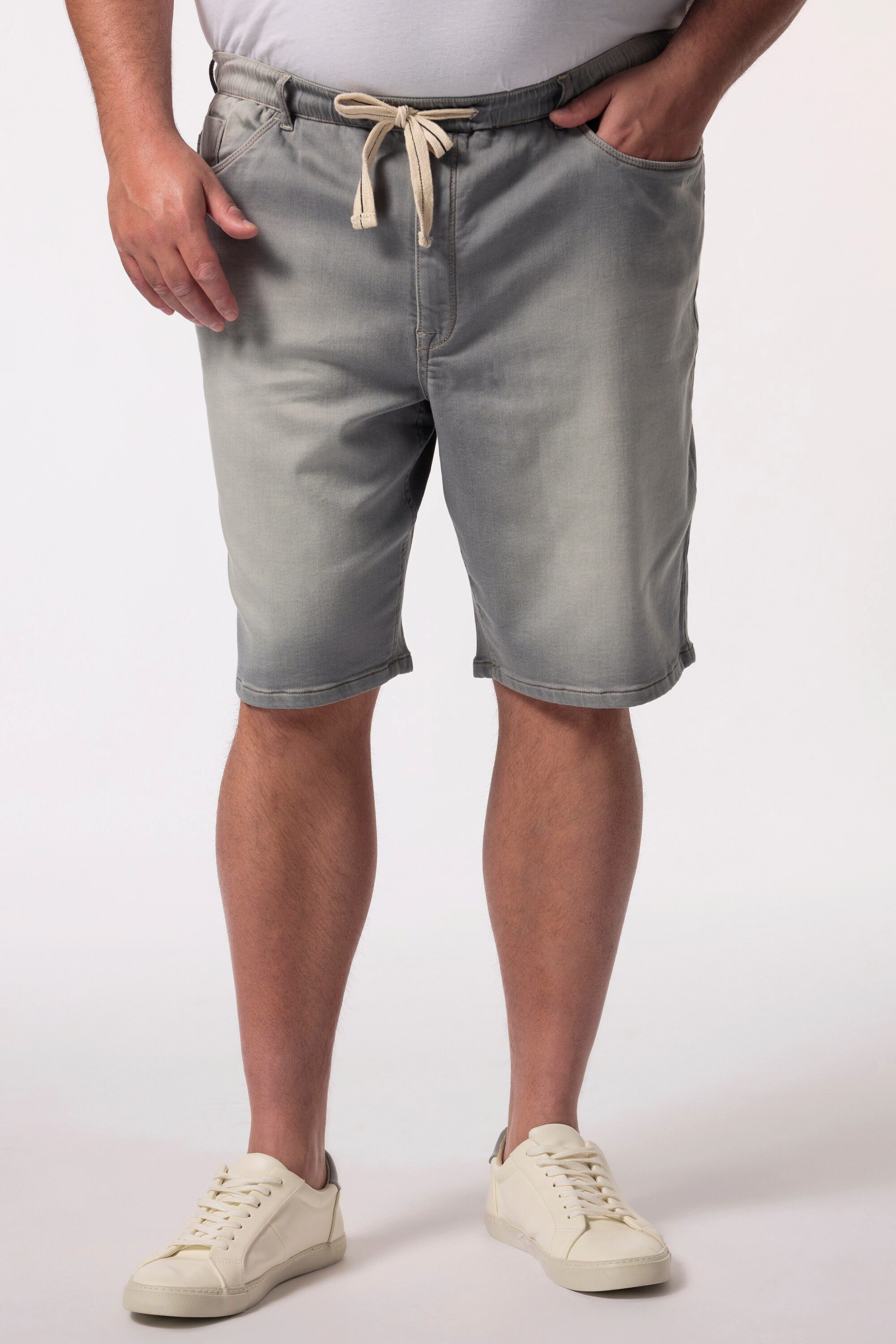 Men Plus Bermudas Superstretch-Jeansbermuda