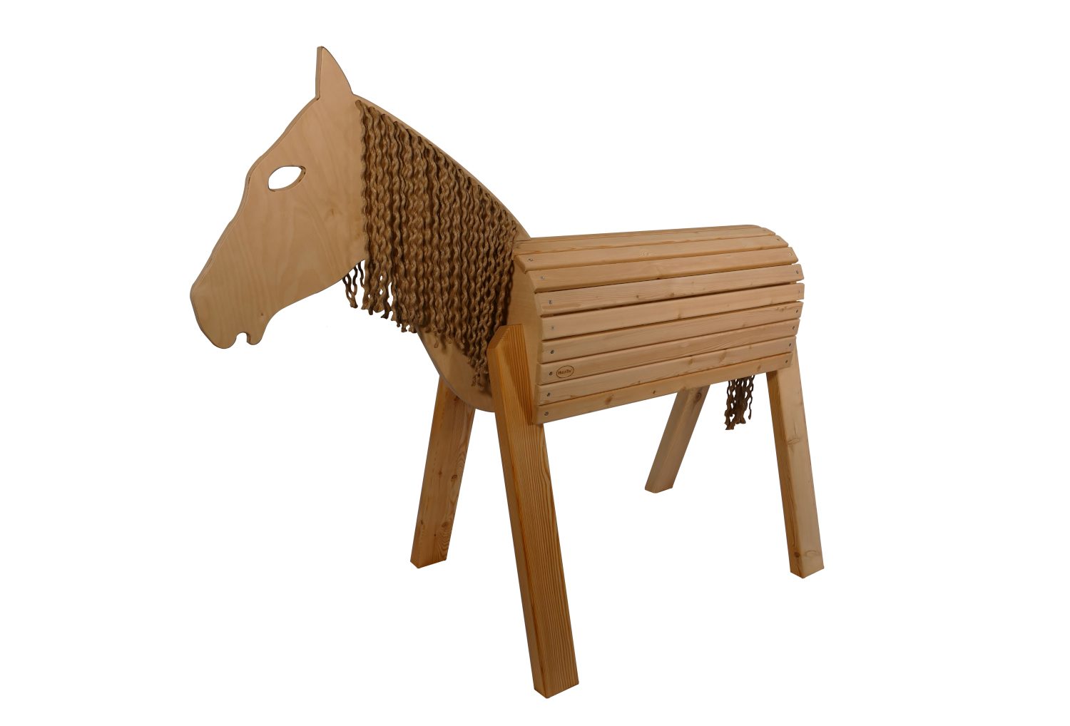Produktbild von Shetty Sattelset Für 70-100cm Holzpony`s - Farbe: Schwarz