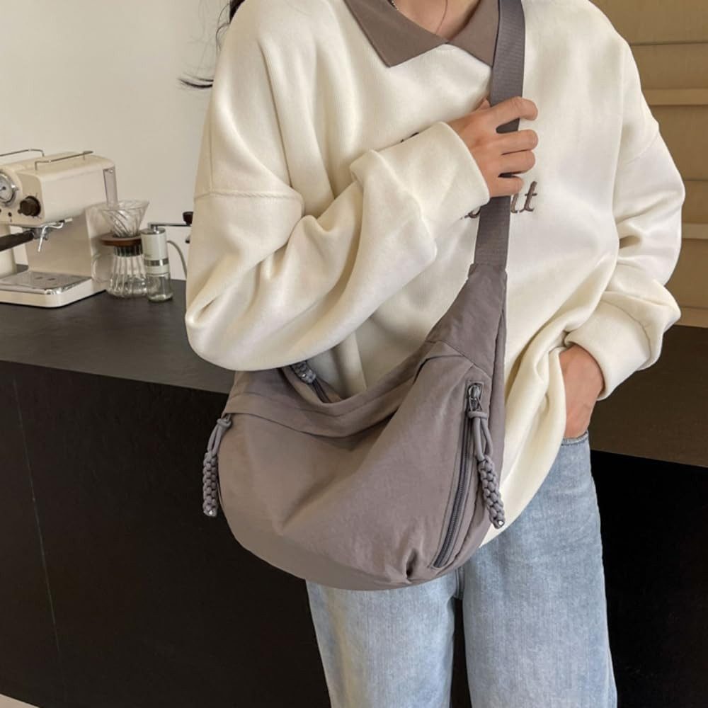 Cachito Bauchtasche Damen Gürteltasche Umhängetasche CrossBody, Nylon Schultertasche, Handtasche für Arbeit, Reisen, Alltag