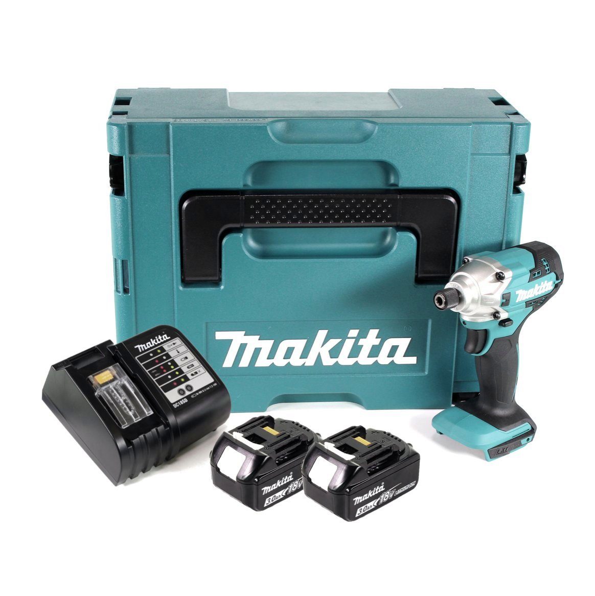 Thumbnail - Makita Akku-Schlagschrauber DTD 156 SF1J Akku Schlagschrauber 18V 155Nm + 2x Akku 3,0Ah + Ladeger