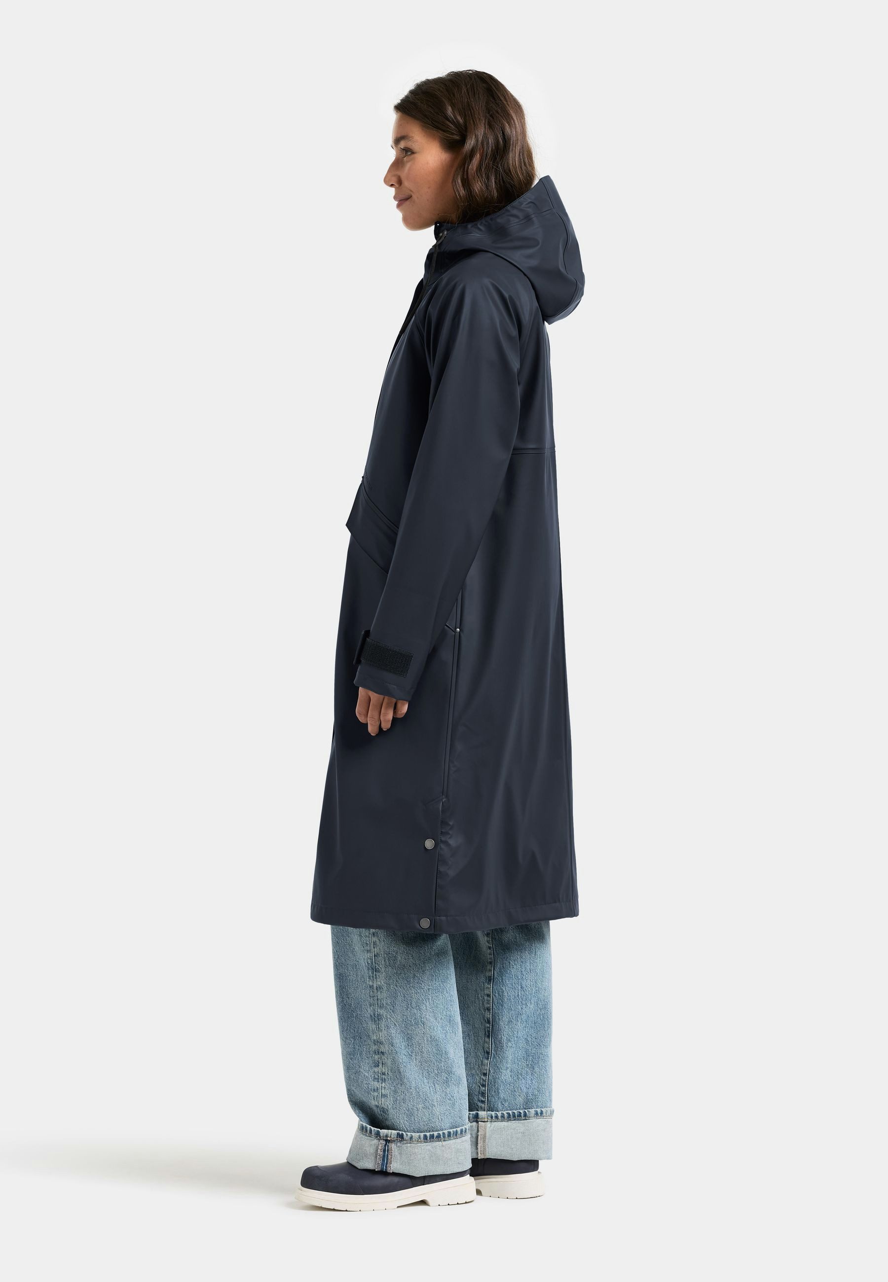 Didriksons Regenmantel Damen Regenjacke Wasserdicht MELINDA mit Kapuze mit Taschen