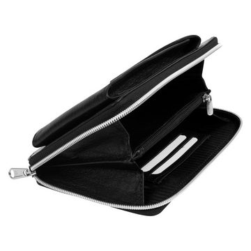 Ella Eisvogel Handytasche Große Handytasche, Echtleder Smartphone-Bag, Maxi Smartphone compatible