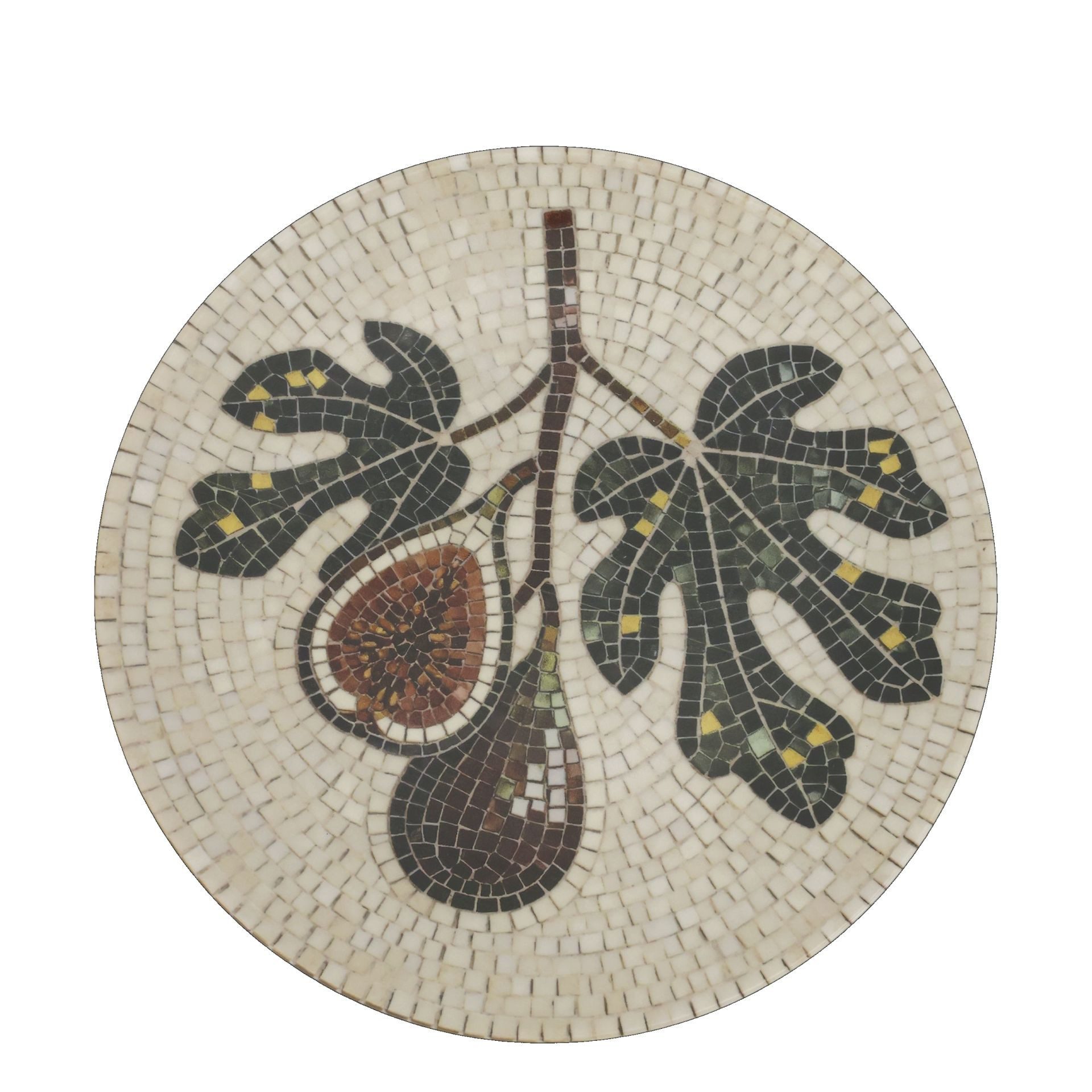 Chic Antique Teller Mediterranes Mosaik Tablett Steingut Chartres