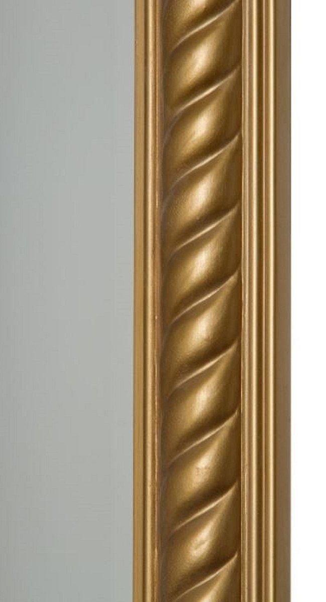 Barock Spiegel H. Wohnzimmer Padrino Antik 162 cm - 72 Gold Wandspiegel Barockstil Barockspiegel im Handgefertigter x Casa