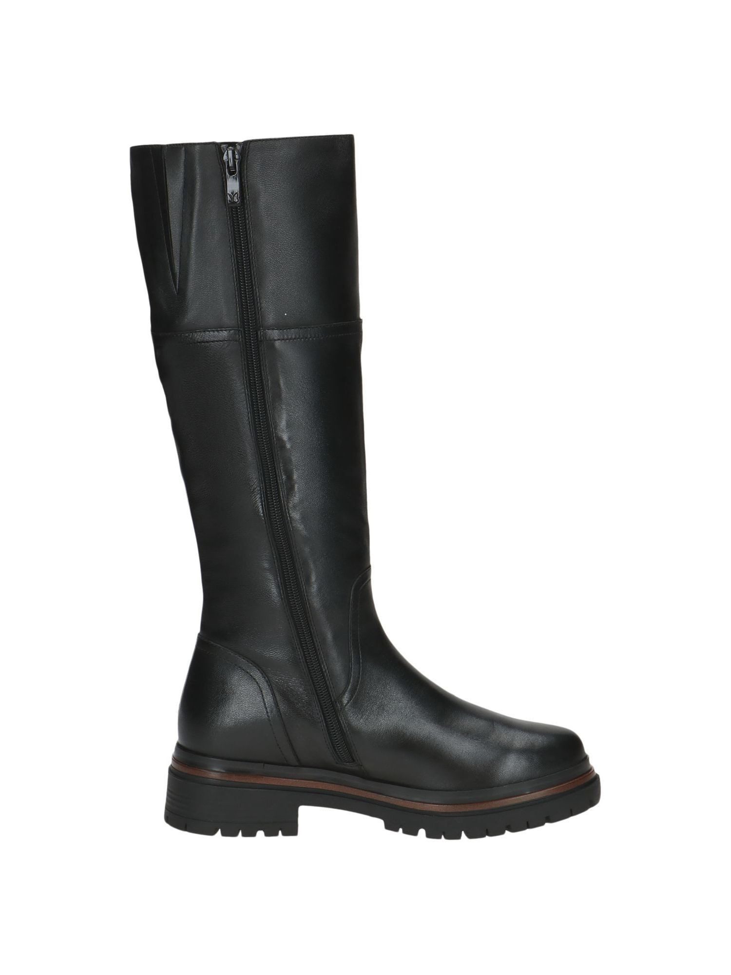 Caprice CAP BlueGrip, CAP Climotion aus Leder kein Absatz Stiefel CAP BlueGrip