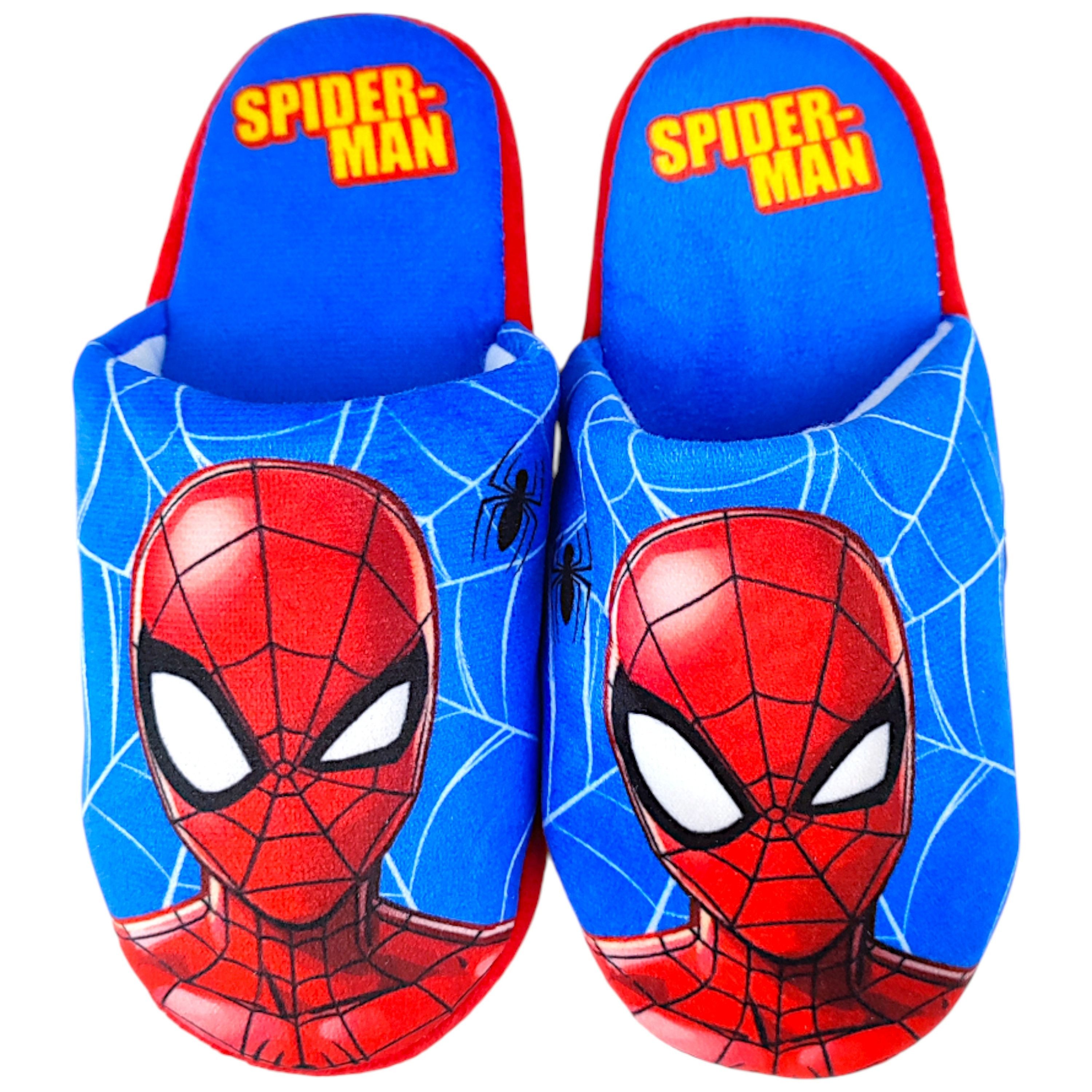 Spiderman Marvel Hausschuh Jungen Slipper Pantoffeln Gr. 28-34