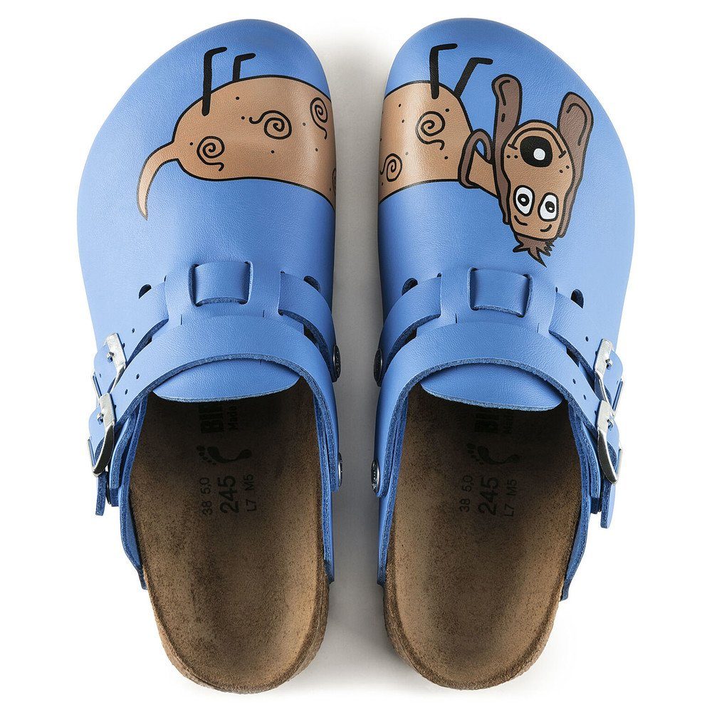 Birkenstock Clog Kay Superlauf, Birko-Flor, Dog Blue Pantolette – Bild 3 von 5