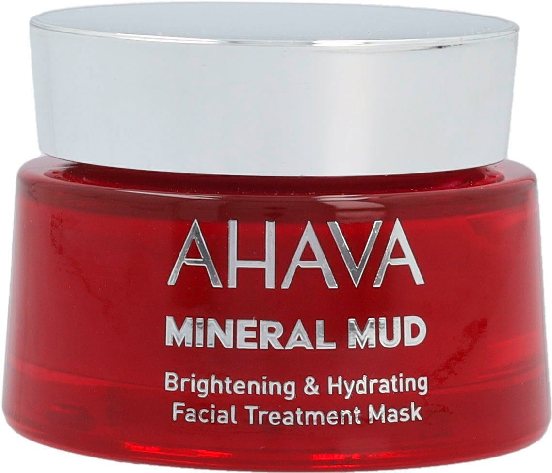 AHAVA Gesichtsmaske Mineral Masks Brightening&Hydrating Facial Treatment Mask, Für ein ebenmäßig erscheinendes Hautbild, deckt Rötungen ab.