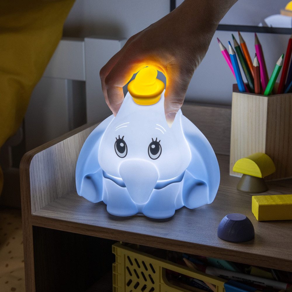Paladone LED Dekolicht Disney Squishy Glo Silikon-Leuchte Dumbo
