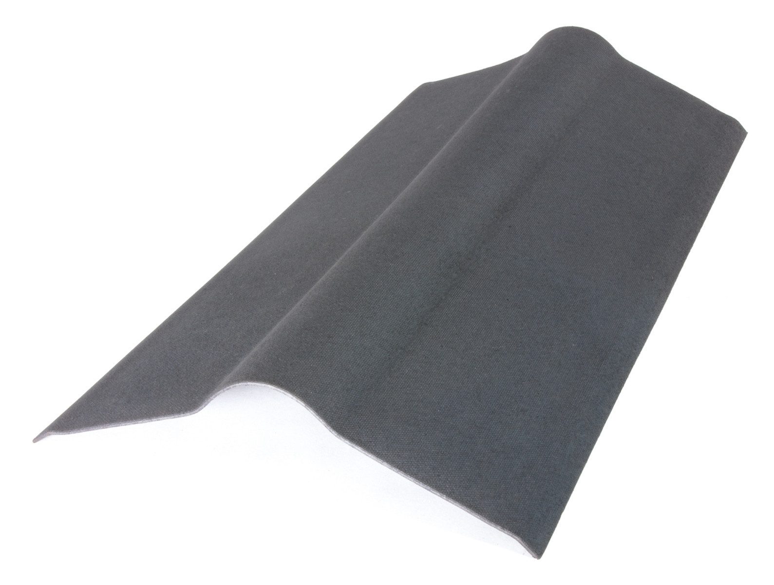 Onduline Dachpappe Firsthaube A100 Abschlussprofil Ortgang für Dachplatten, grau, (1-St), für Onduline Easyline Dachplatten