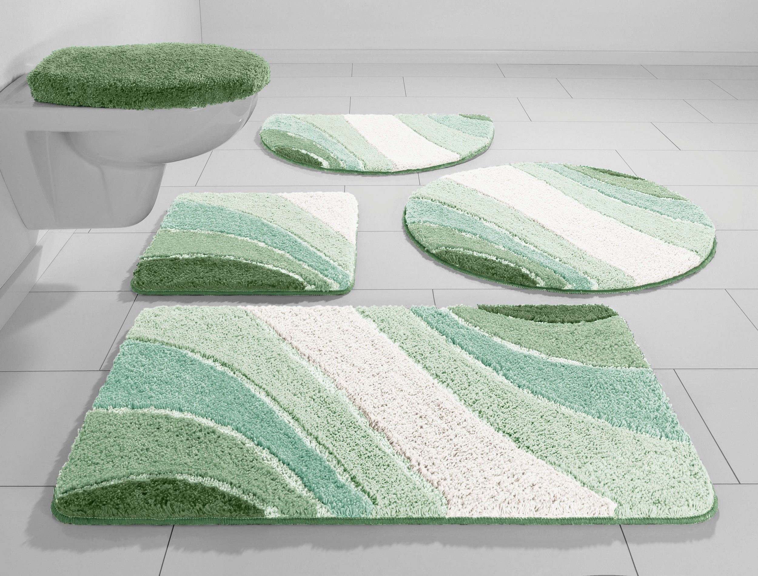 my home Badematte Josie, Badvorleger, Badezimmer Teppich, Höhe 20 mm, rutsc günstig online kaufen