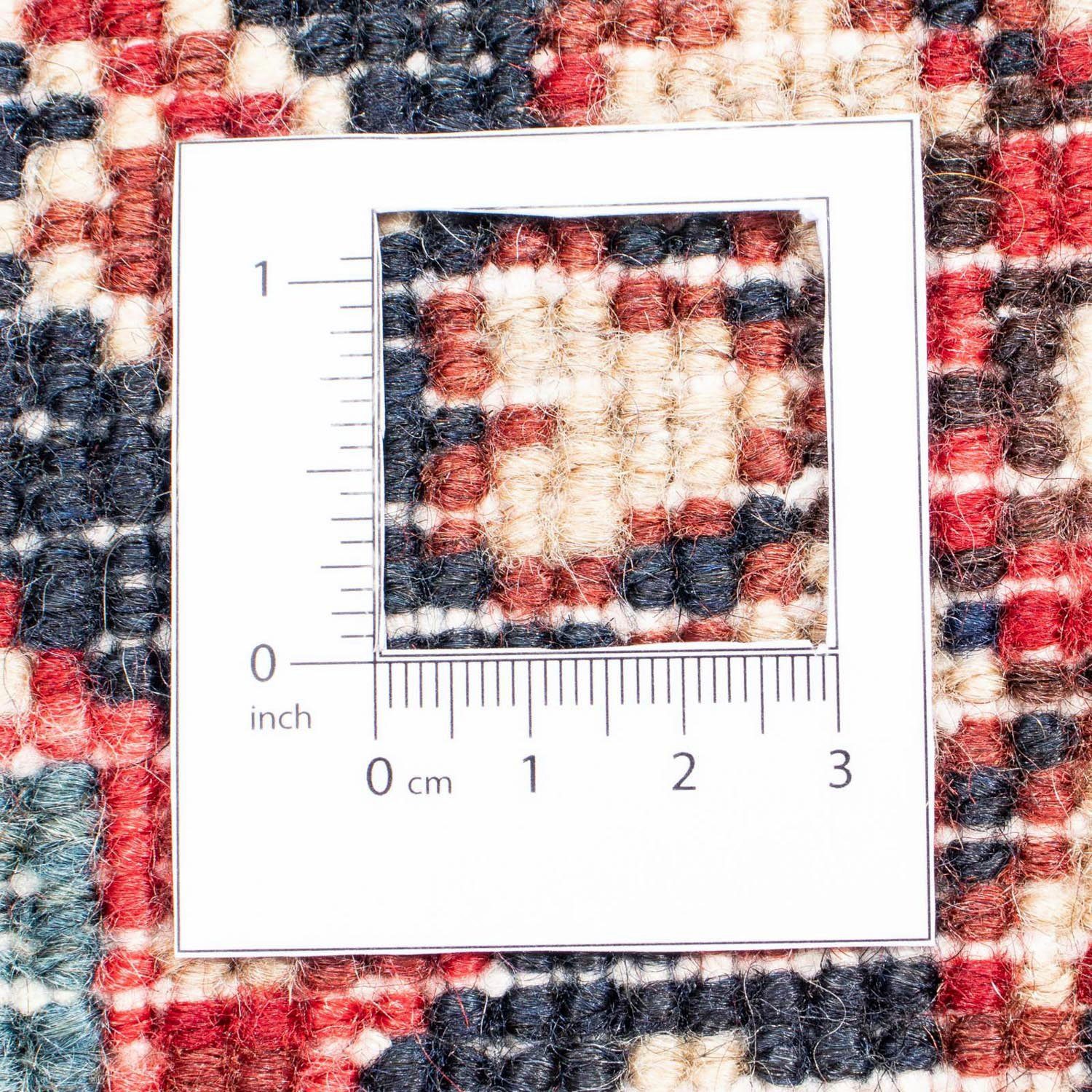 Medaillon Zertifikat Rosso Wollteppich Heriz morgenland, 10 212 300 x cm, Unikat mm, mit rechteckig, Höhe: