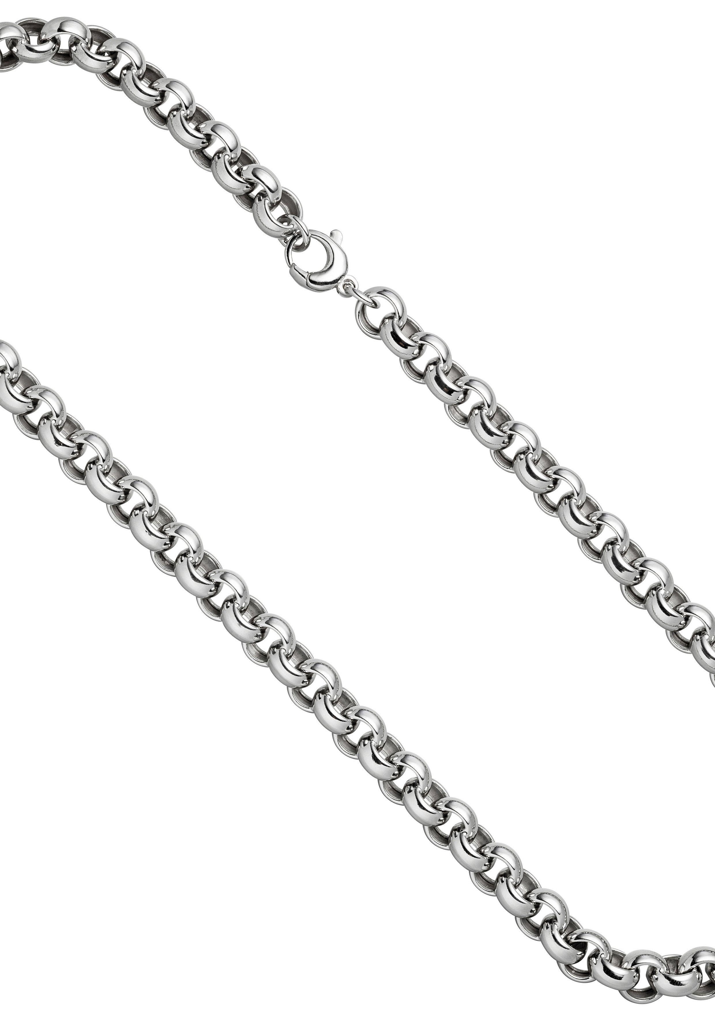 JOBO Silberkette, Erbskette 925 Silber 50 cm, Kettenlänge ca. 50 cm,  Kettenstärke ca. 10,1 mm