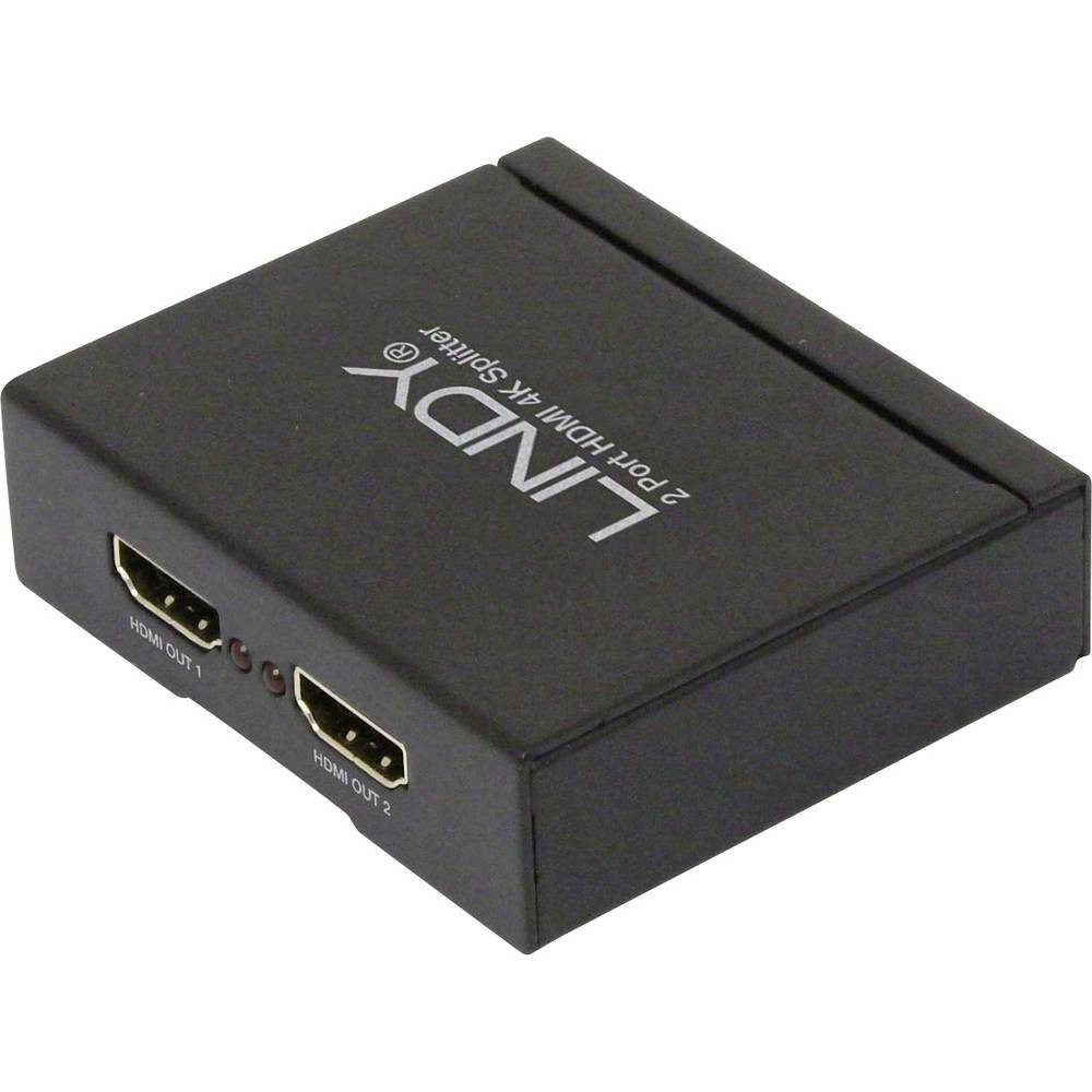 Lindy HDMI 4K Splitter 2 Port 3D 2160p30 HDMI-Splitter 38158 HDMI-Adapter