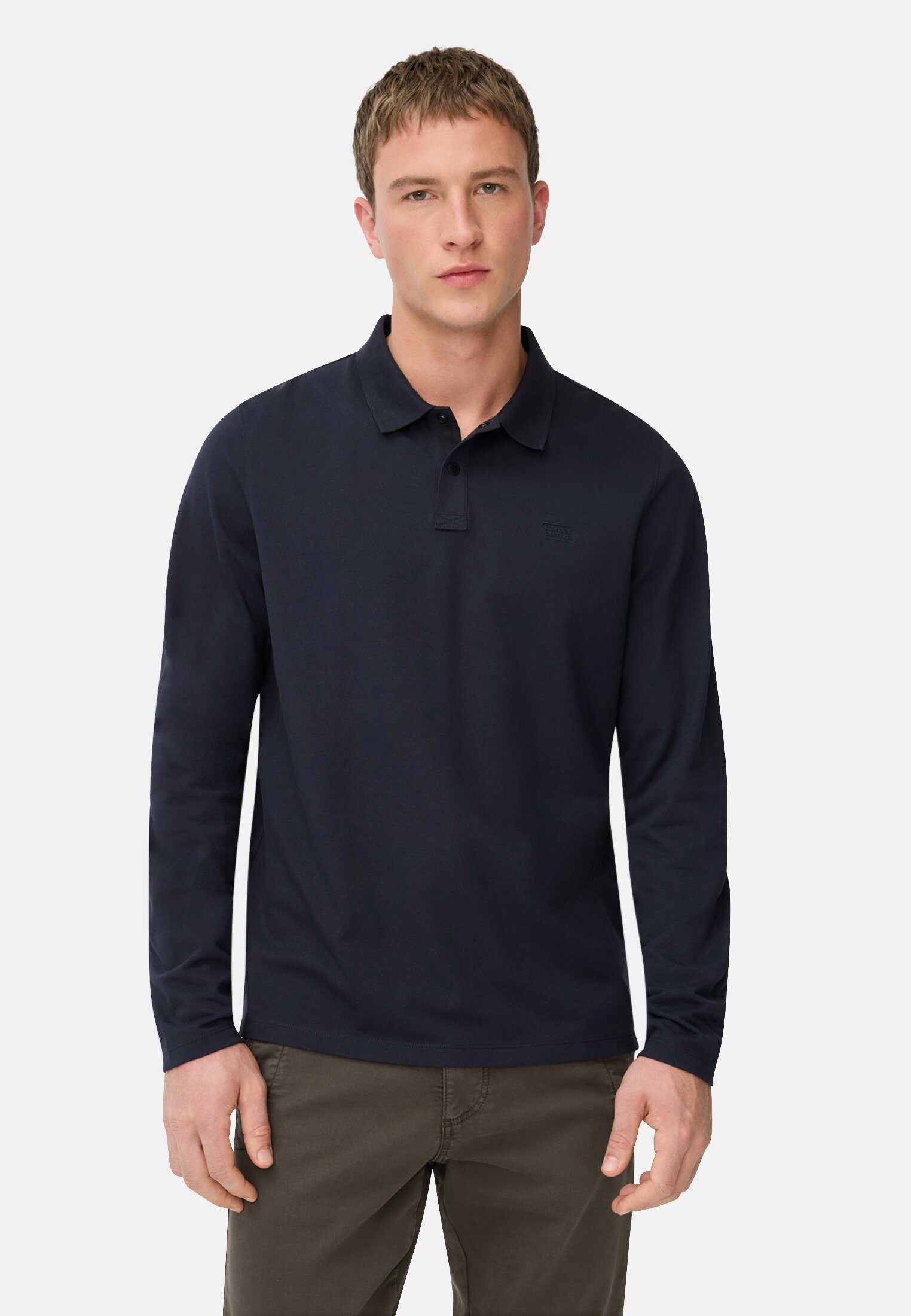 camel active Poloshirt mit Cooling Performance Langarm Button-Down Shirts_L günstig online kaufen