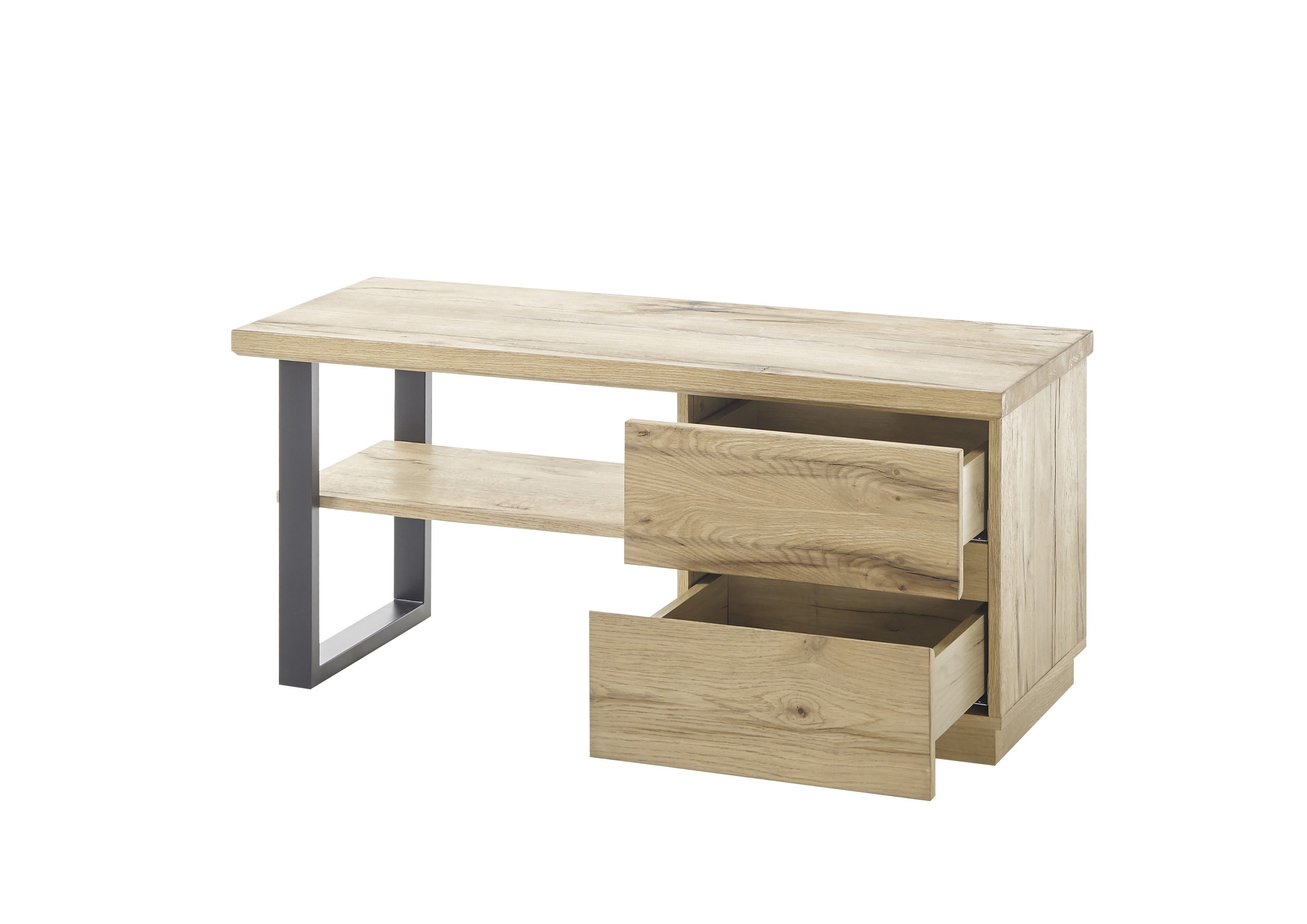 holzfarben Holzwerkstoff Sitzbank (BxHxT: YORKSHIRE-S aus möbelando 108x47x41 cm), in