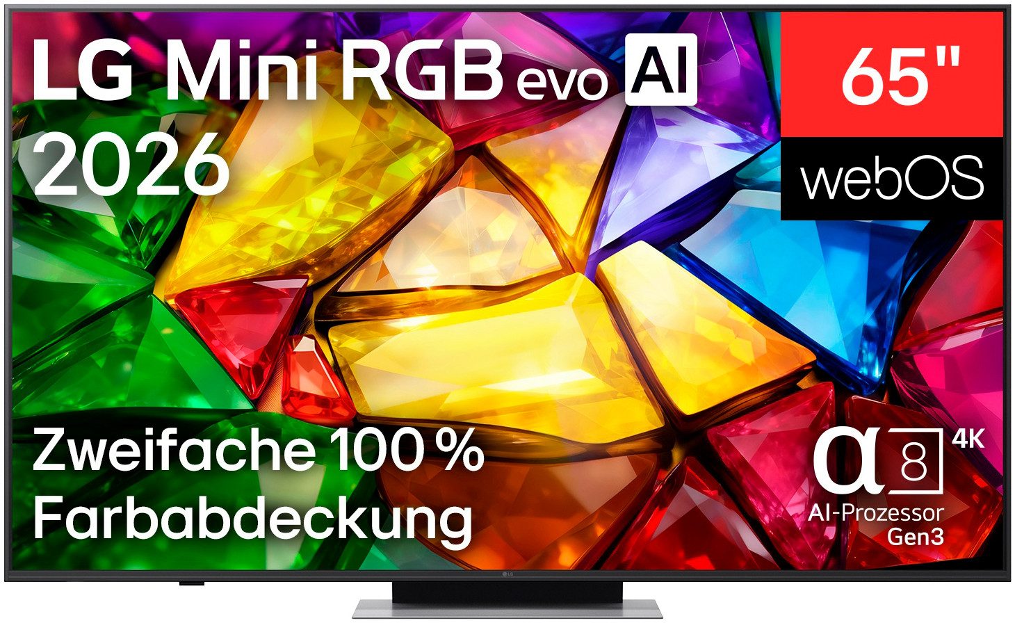 LG 65MRGB87B9B Mini-LED-Fernseher (164 cm/65 Zoll, 4K Ultra HD, Smart-TV)