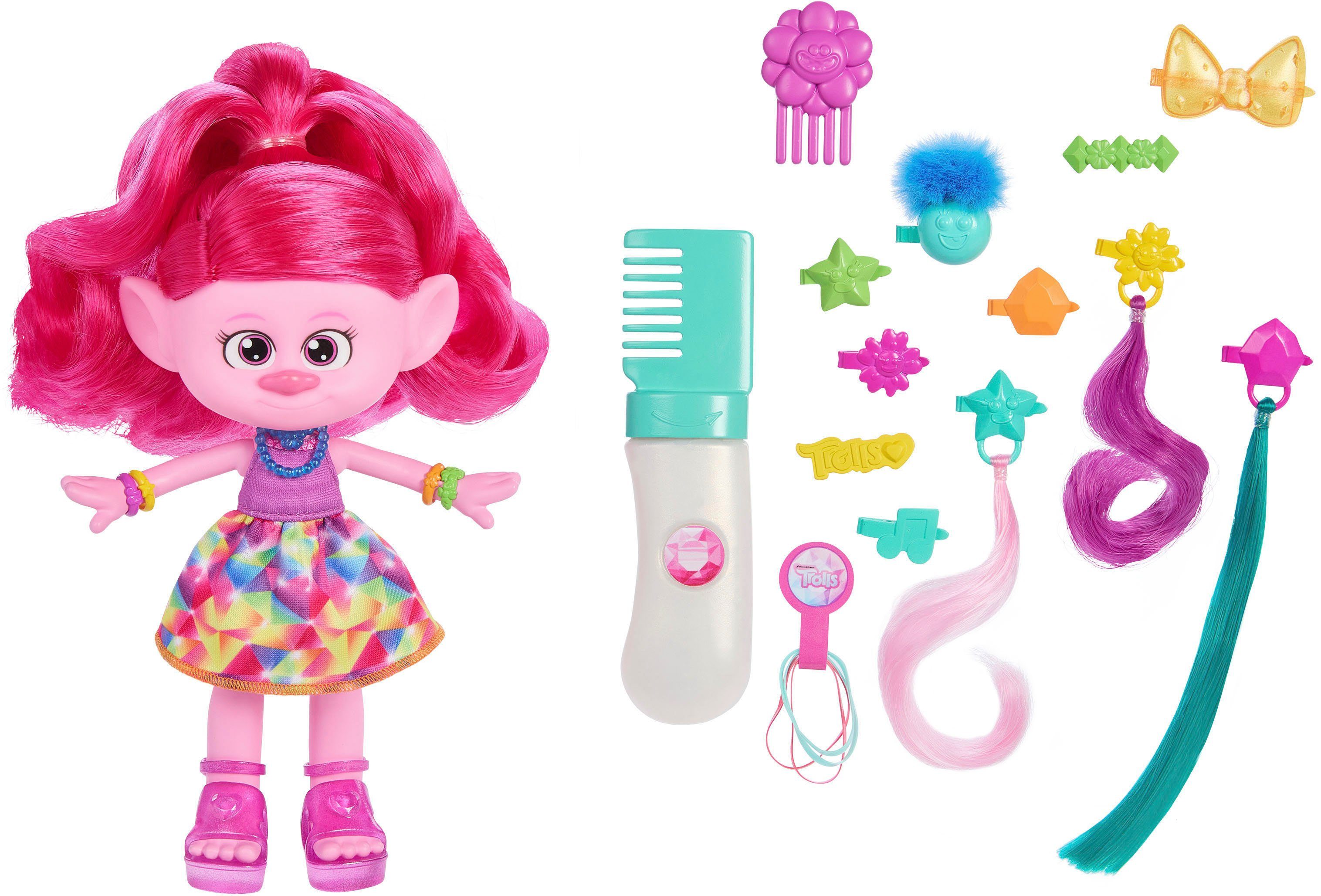 Mattel® Anziehpuppe Trolls, Haartastische Königin Poppy