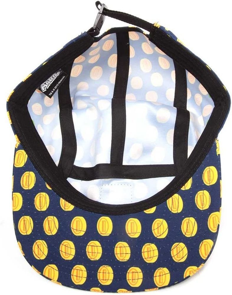 Super Mario Snapback Cap SUPER MARIO Snap Back Cap Coin collector Erwachsene Schirmmütze